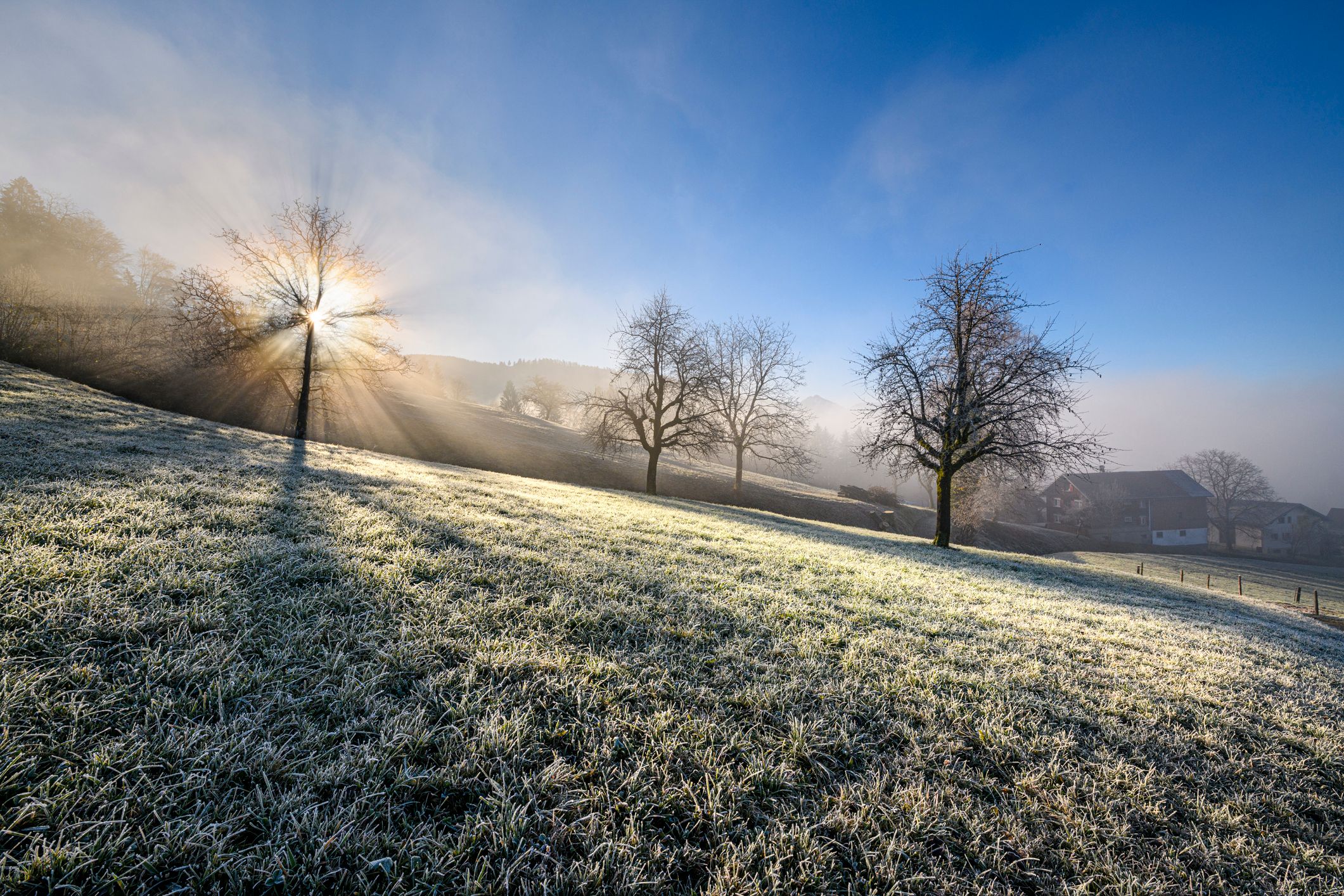 Das Wetter wird freundlich.