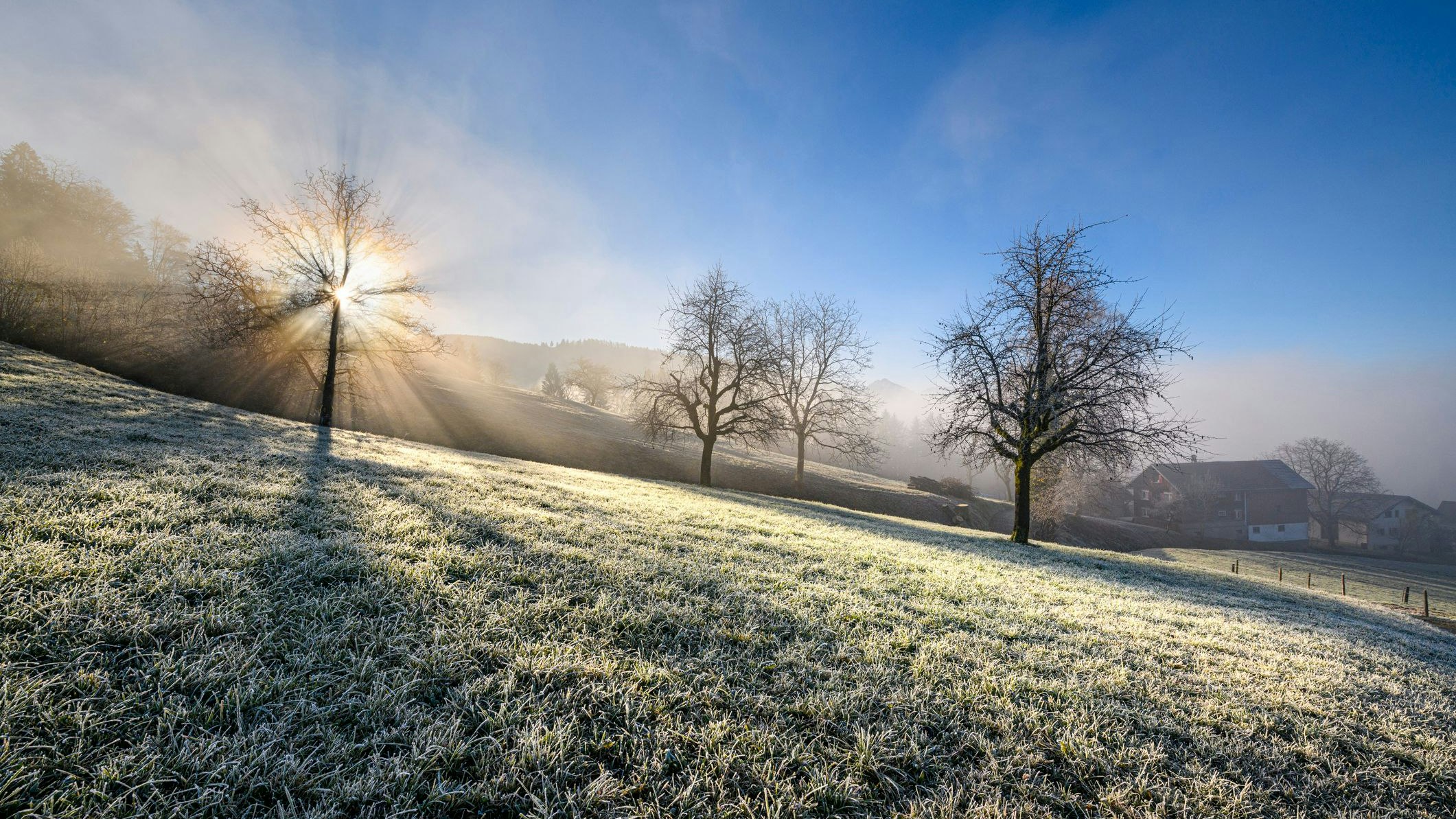 Das Wetter wird freundlich.