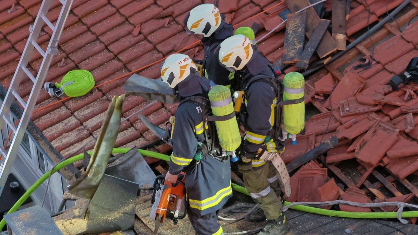 Ein paar Bewohner müssen in Notquartiere ausweichen.