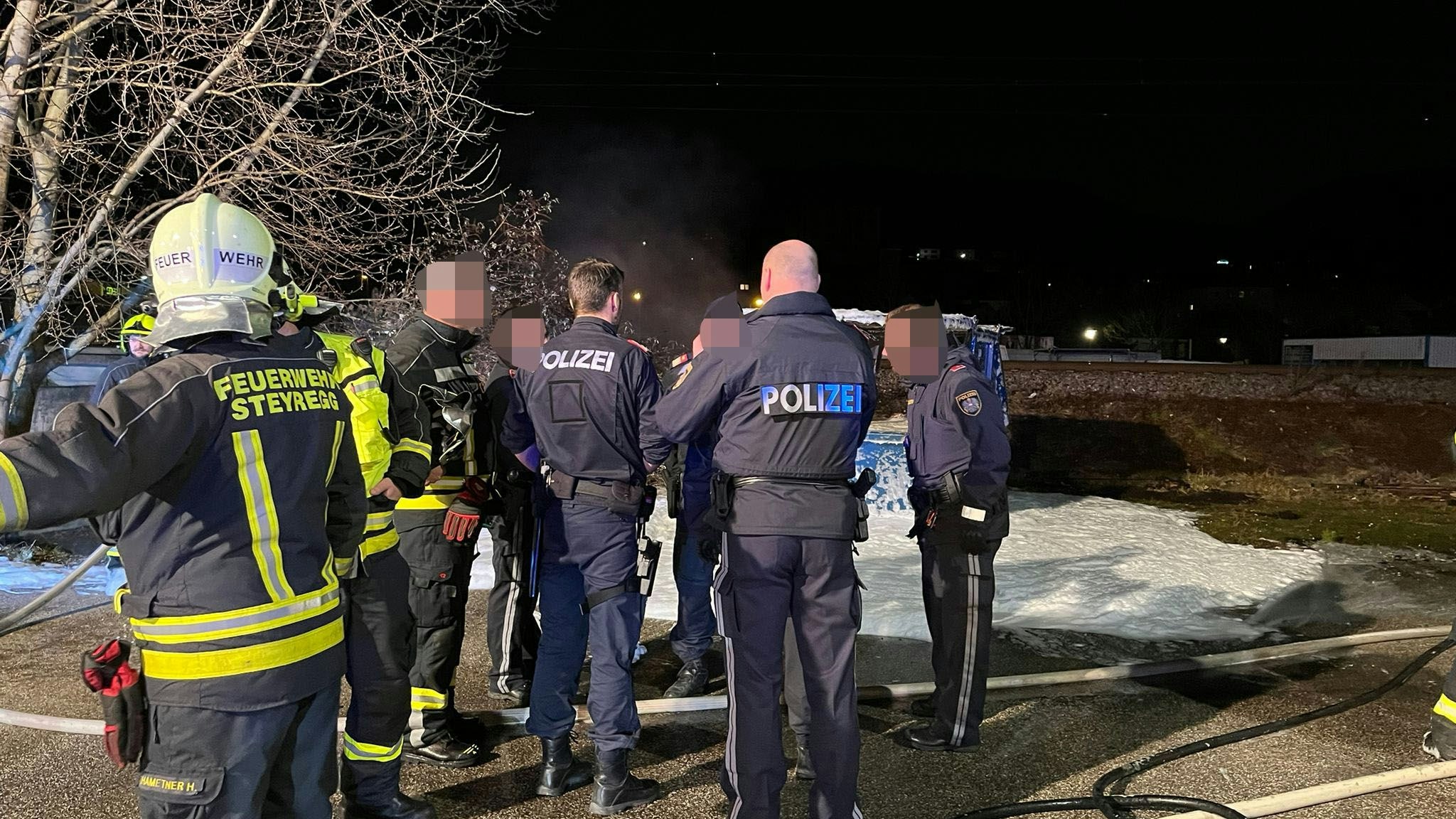 FF Steyregg Containerbrand