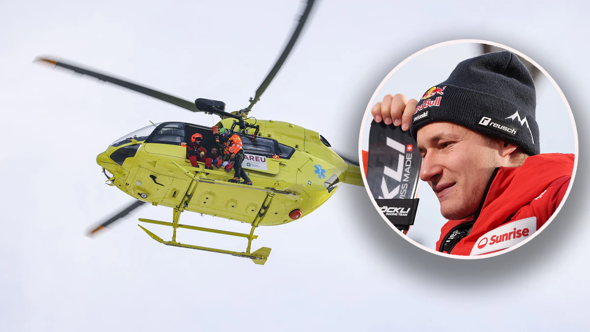 Nach dem schweren Sturz von Marco Schwarz meldet sich Rivale Marco Odermatt zu Wort. 