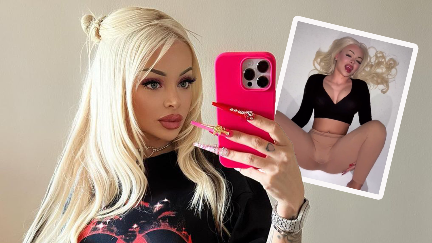 Katja Krasavice lässt ihre Netzgemeinde besonders tief blicken.