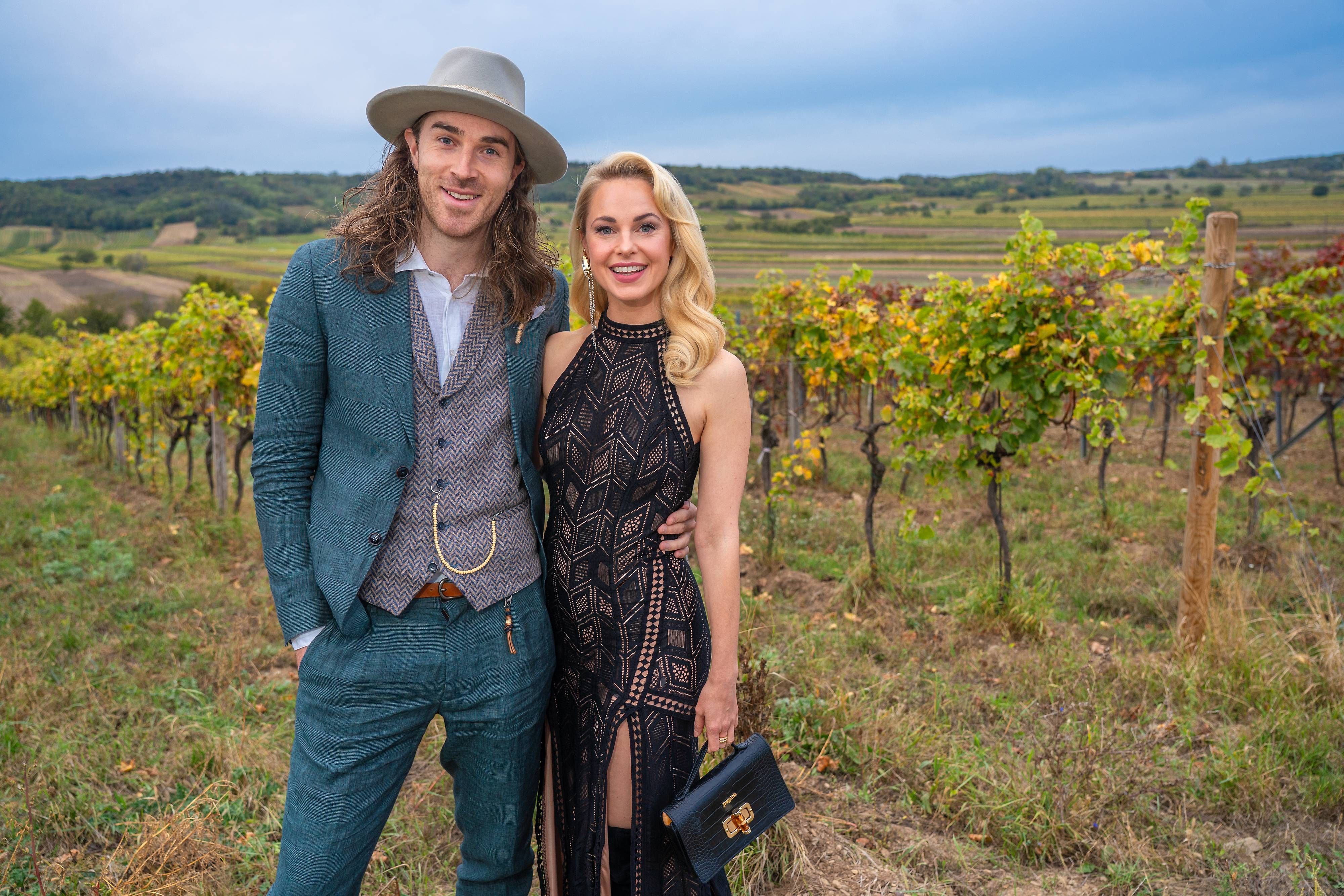 Silvia Schneider mit Freund Jamie Harrison.