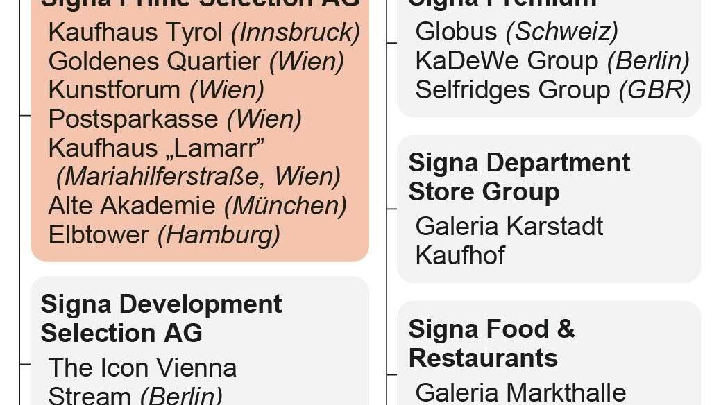 Im Detail - die Pleite von Benkos Signa.