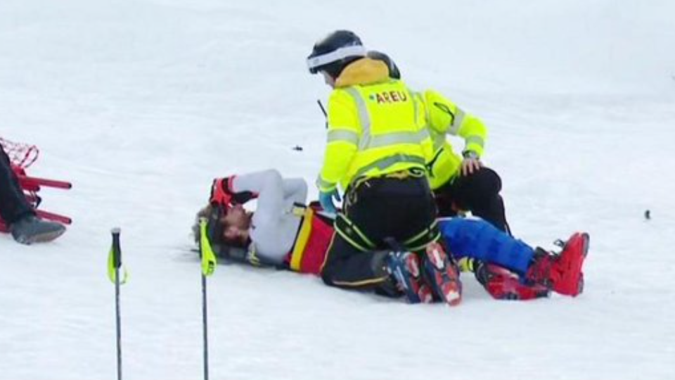 Schwarz ist auf der Stelvio schwer gestürzt