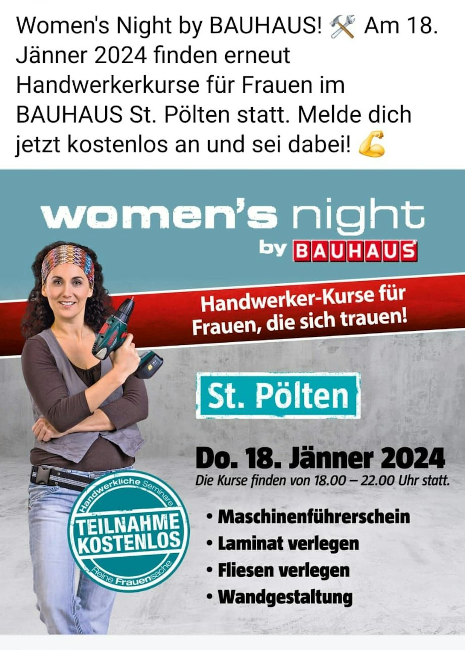 Eine Anmeldung zu den Kursen ist erforderlich.