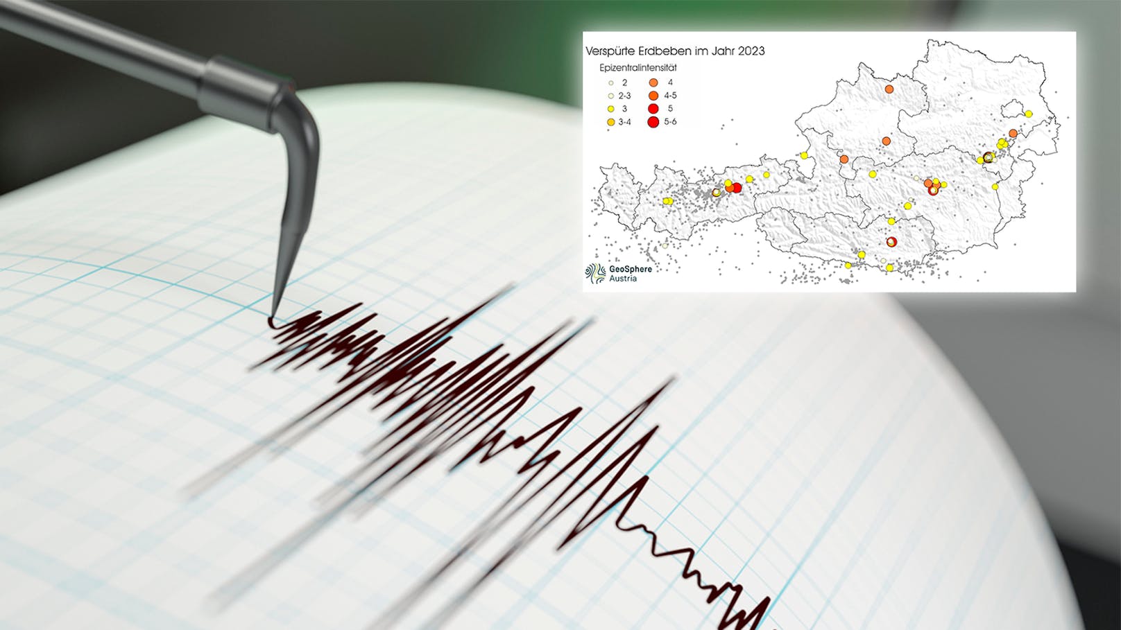 81 Mal – hier gab es in Österreich spürbare Erdbeben