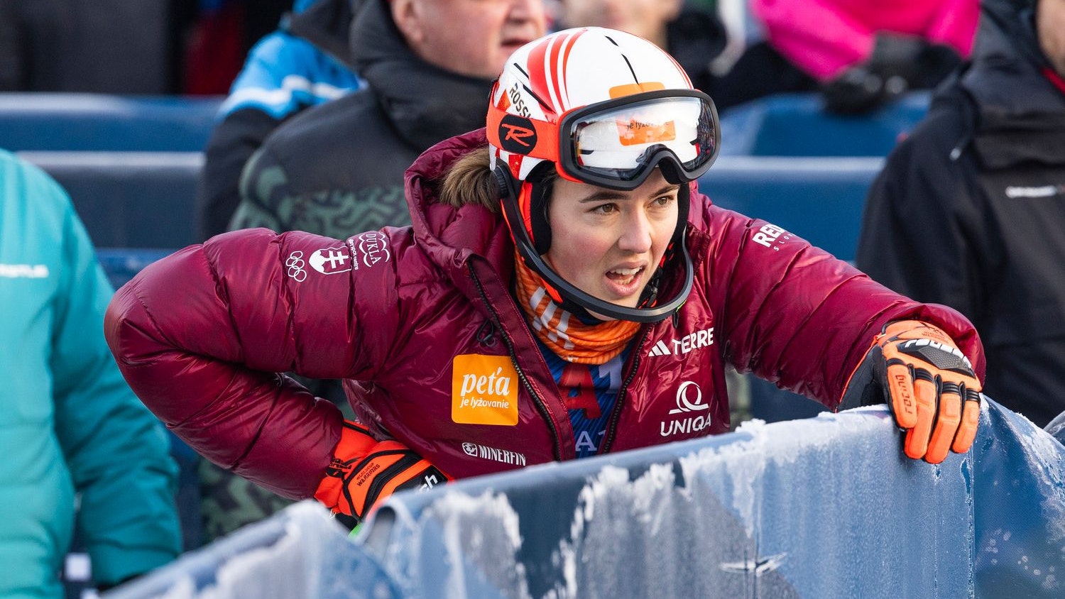Ski-Star Petra Vlhova in Lienz völlig ausgelaugt. 