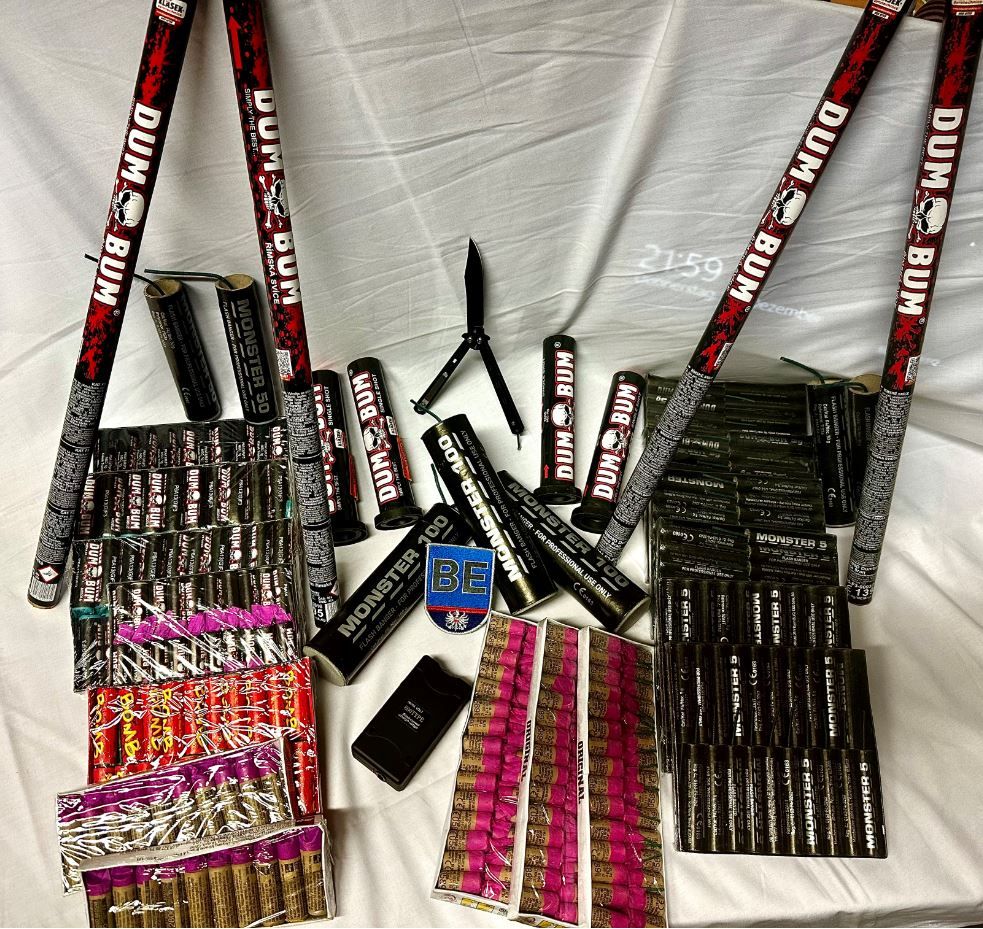 Schwerpunktaktion in Floridsdorf: Polizei beschlagnahmt Pyrotechnik