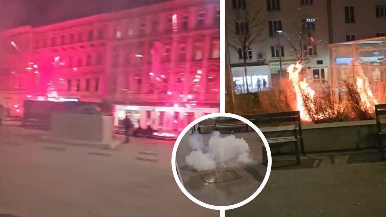 Heute.at - Detonationen, Feuer! Böller-Chaoten schocken Favoriten