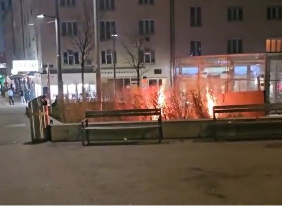 Brennende Hecke mitten im 10. Bezirk: Wilde Szenen spielen sich immer wieder in Wien-Favoriten ab.