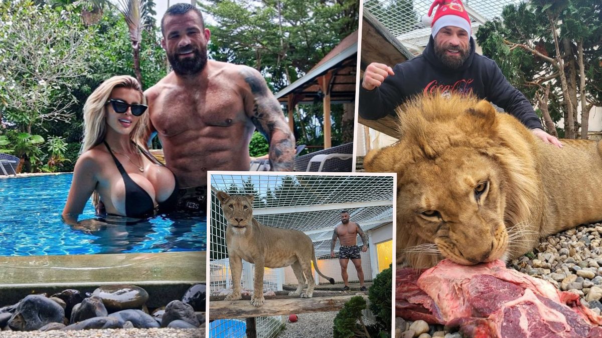 MMA-Kämpfer Karlos Vemola hat ausgefallene Haustiere.