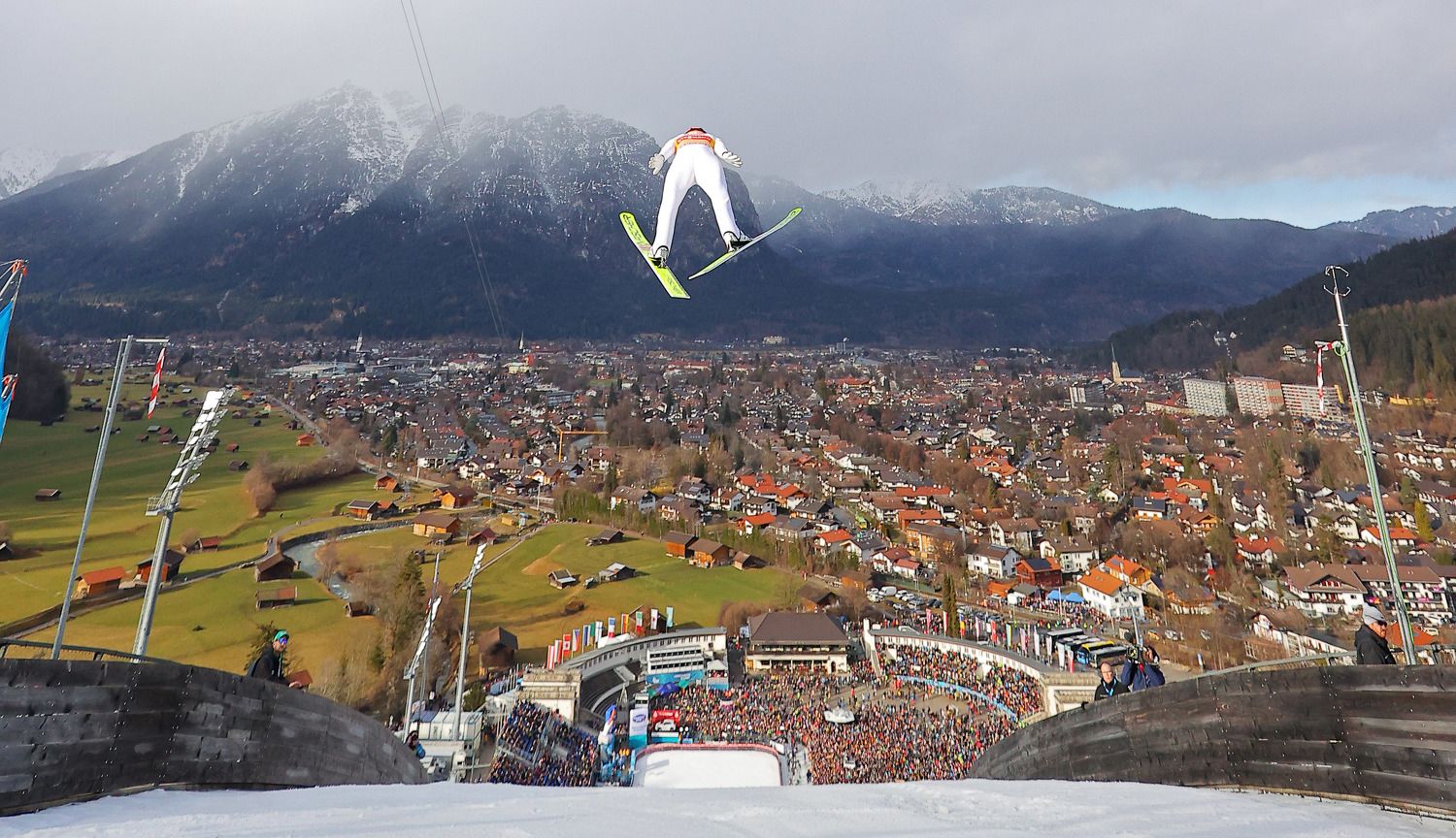 Stefan Kraft in Garmisch.