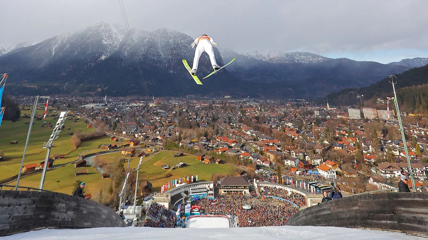 Stefan Kraft in Garmisch.