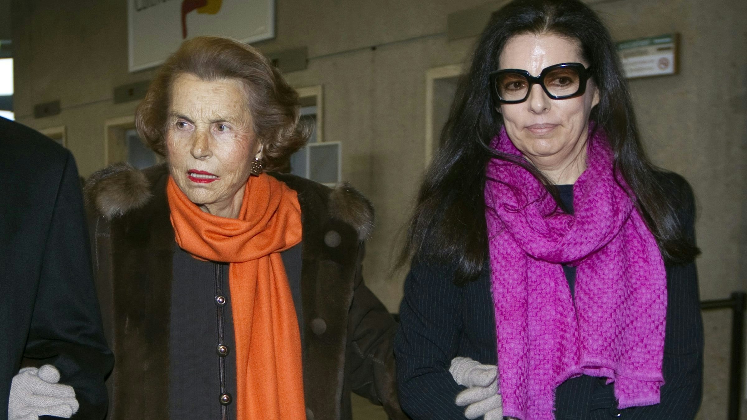 Liliane Bettencourt und ihre Tochter Francoise Bettencourt Meyers.