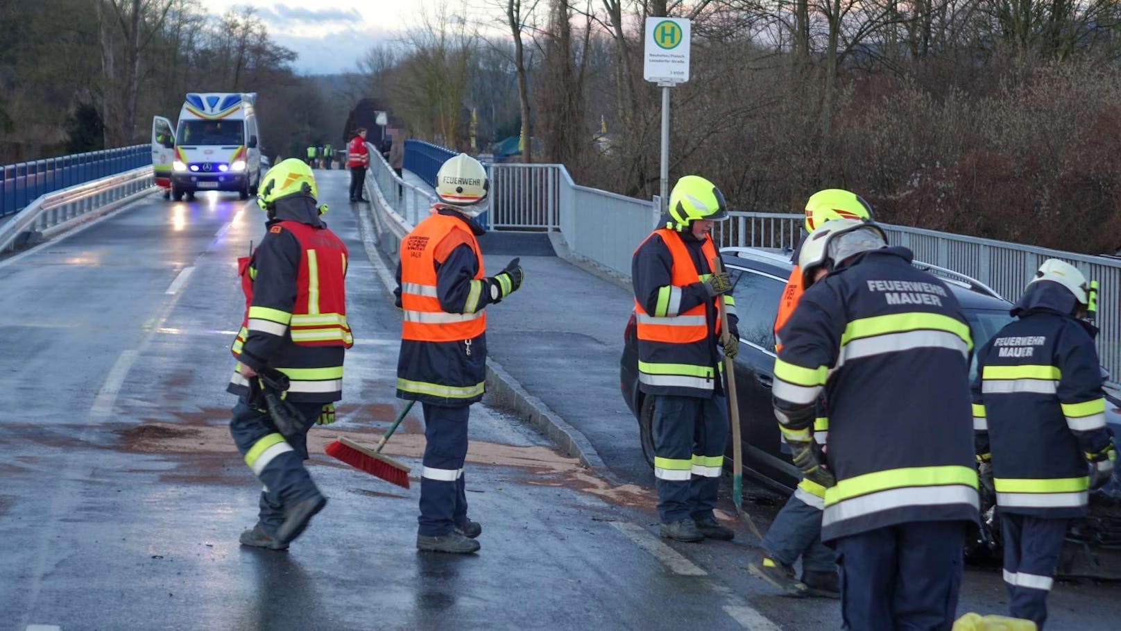 ... Verletzten, wurden die Opfer ins Spital gebracht.