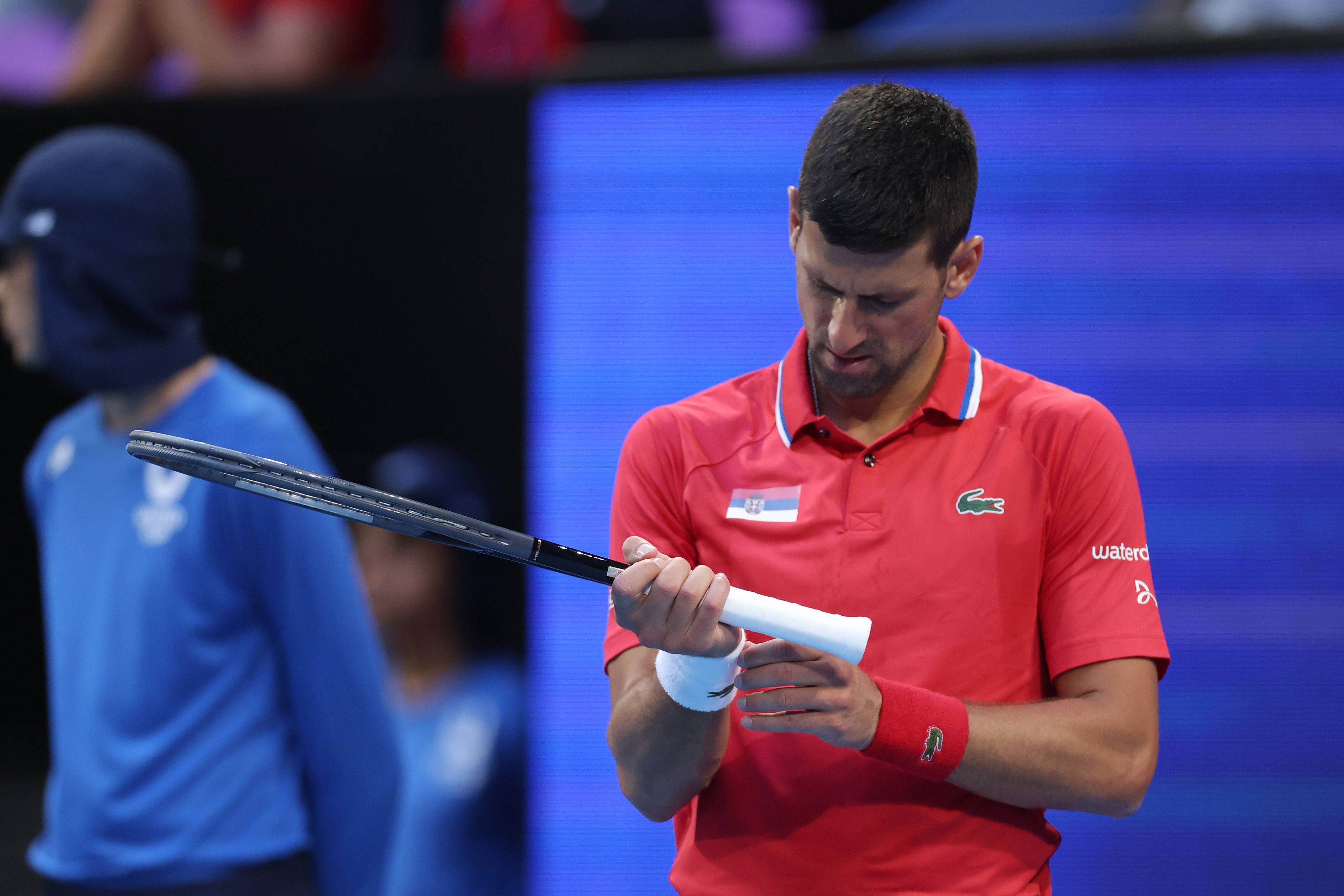 Novak Djokovic verlor die Partie gegen Alex de Minaur.