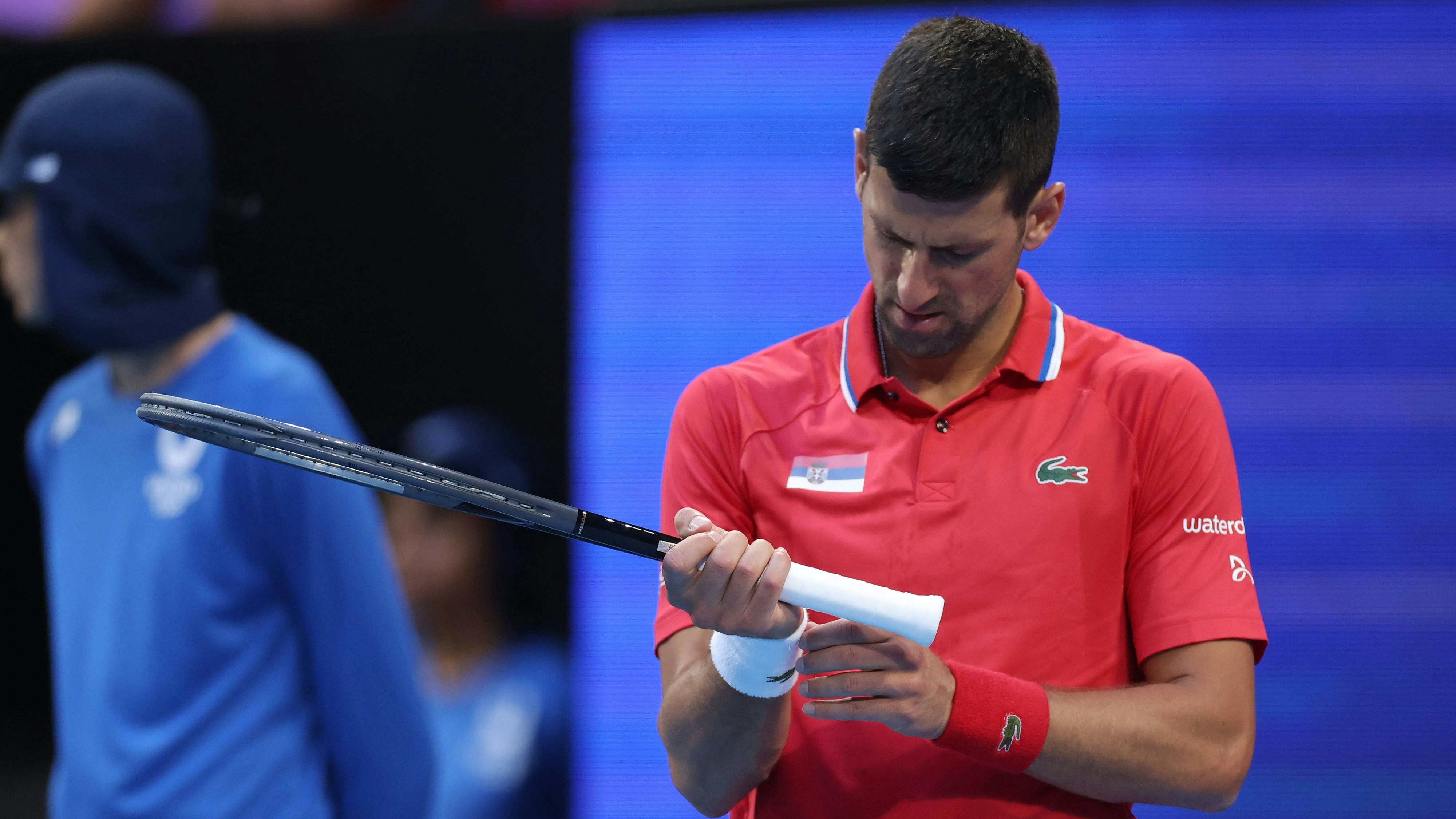 Novak Djokovic verlor die Partie gegen Alex de Minaur.