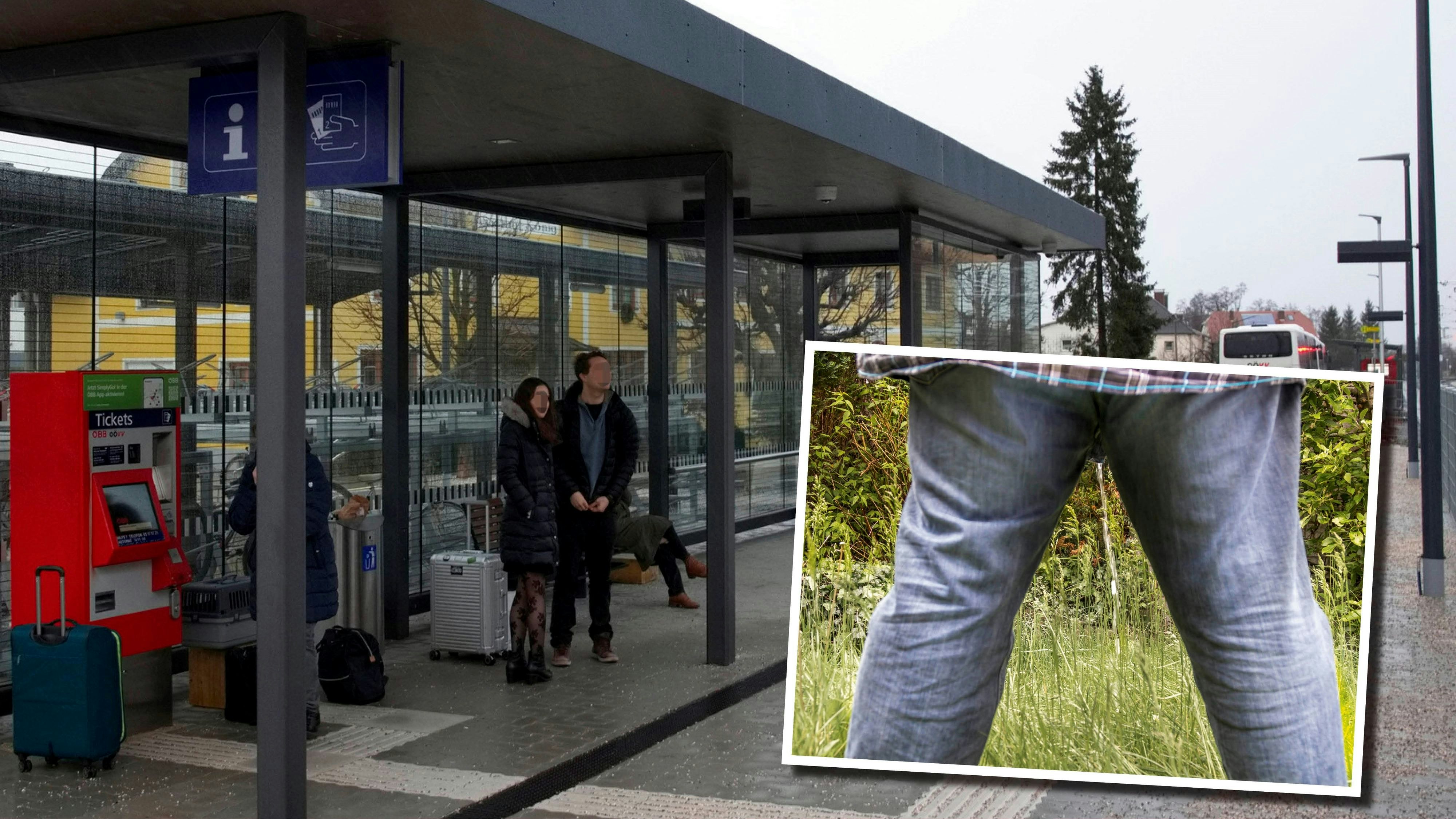 Dass es in Kremsmünster wie auch auf anderen Bahnhöfen keine Toiletten gibt, stinkt Fahrgästen gewaltig.