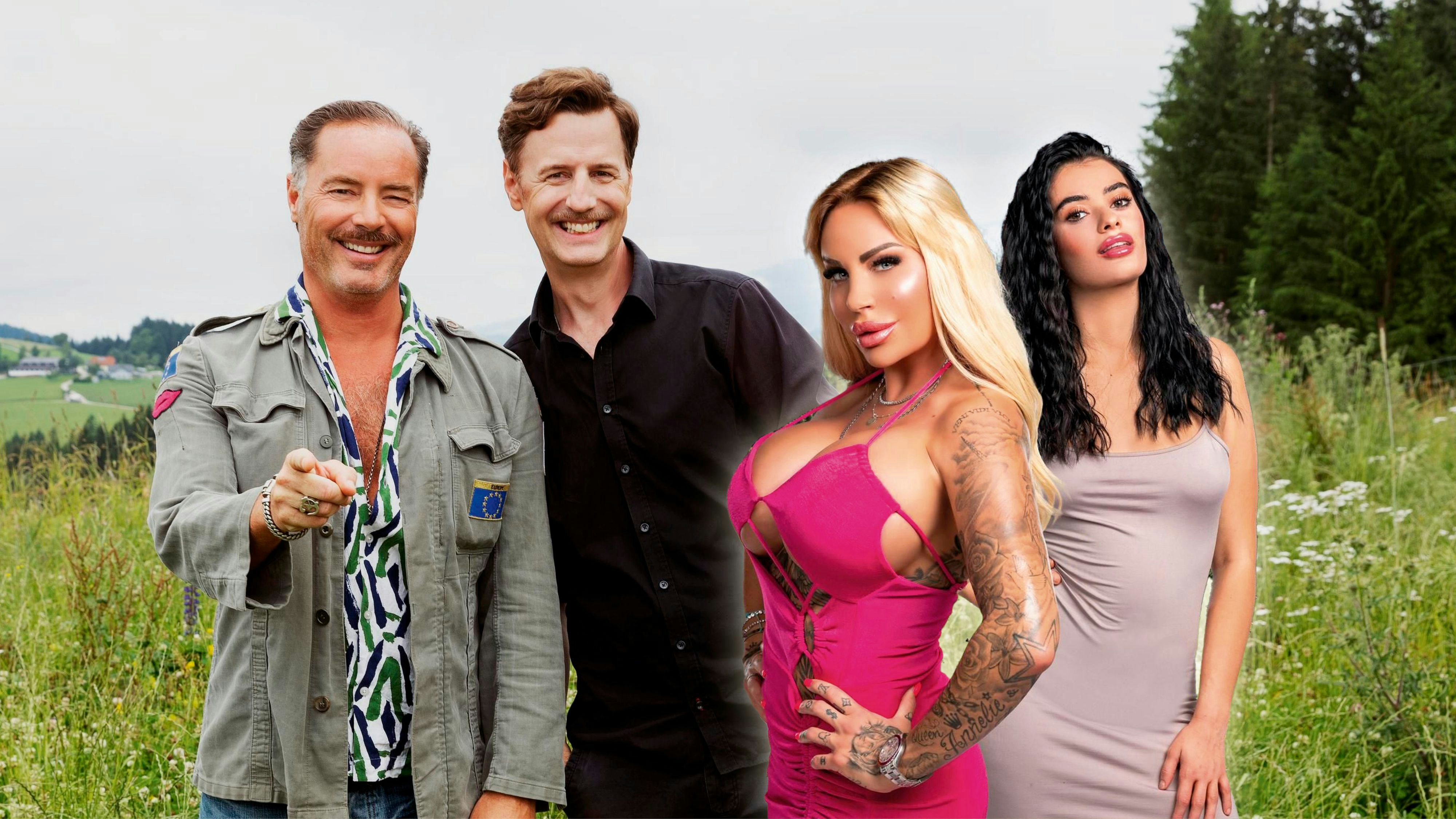 John Friedmann, Florian Simbeck, Gina-Lisa Lohfink & Elsa Latifaj