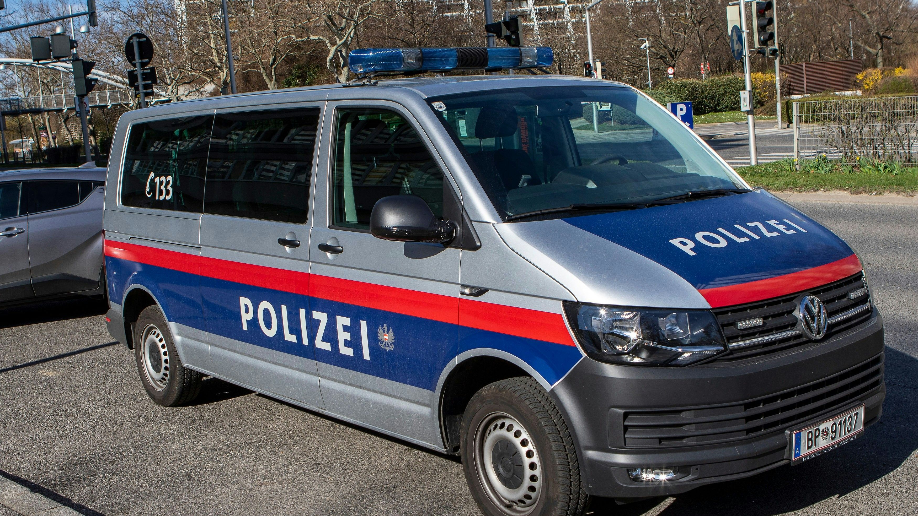 Polizeieinsatz in Wien-Liesing. Archivbild. 