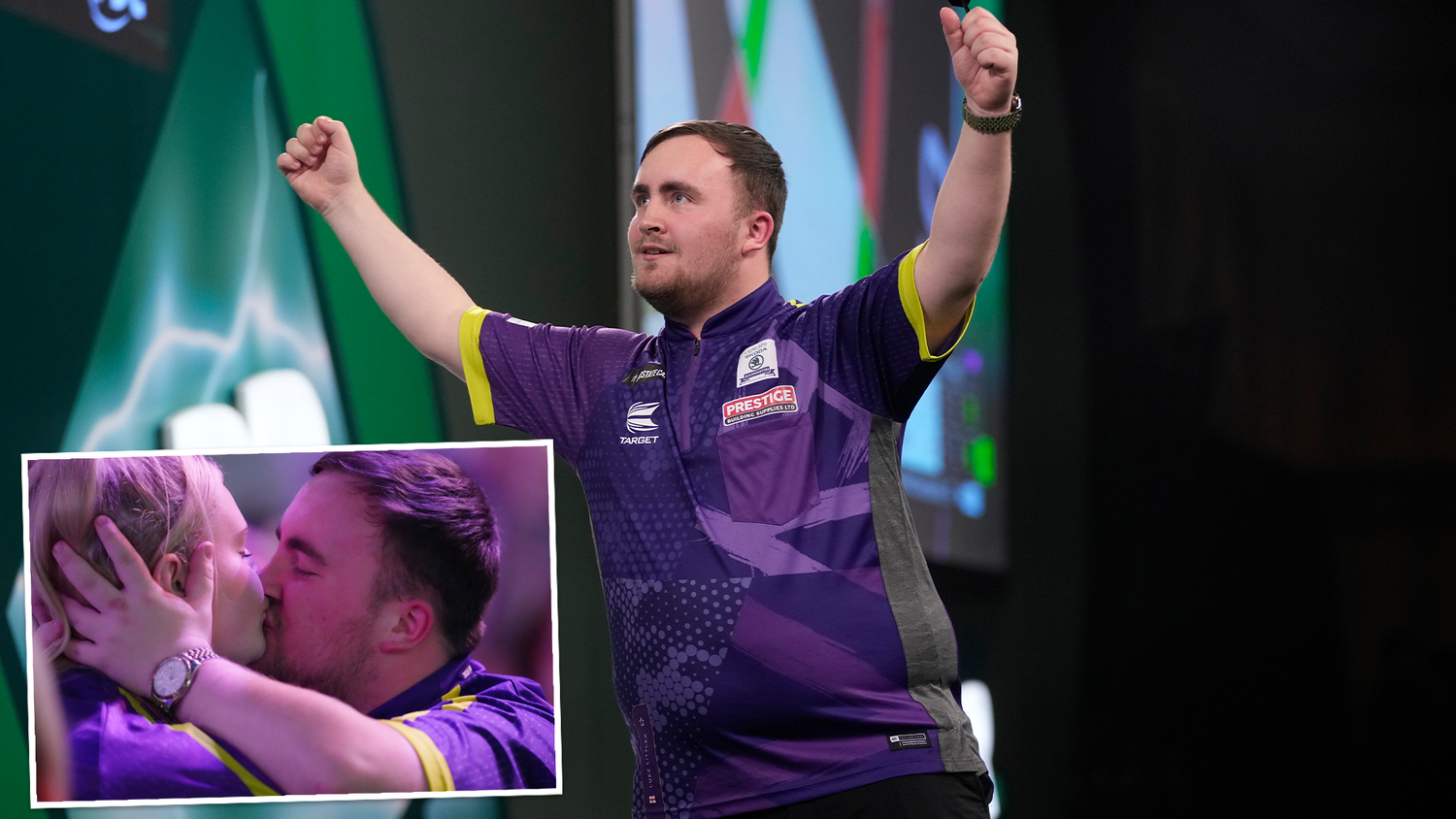 Die Freundin von Luke Littler war auch beim Halbfinalsieg mit dabei.