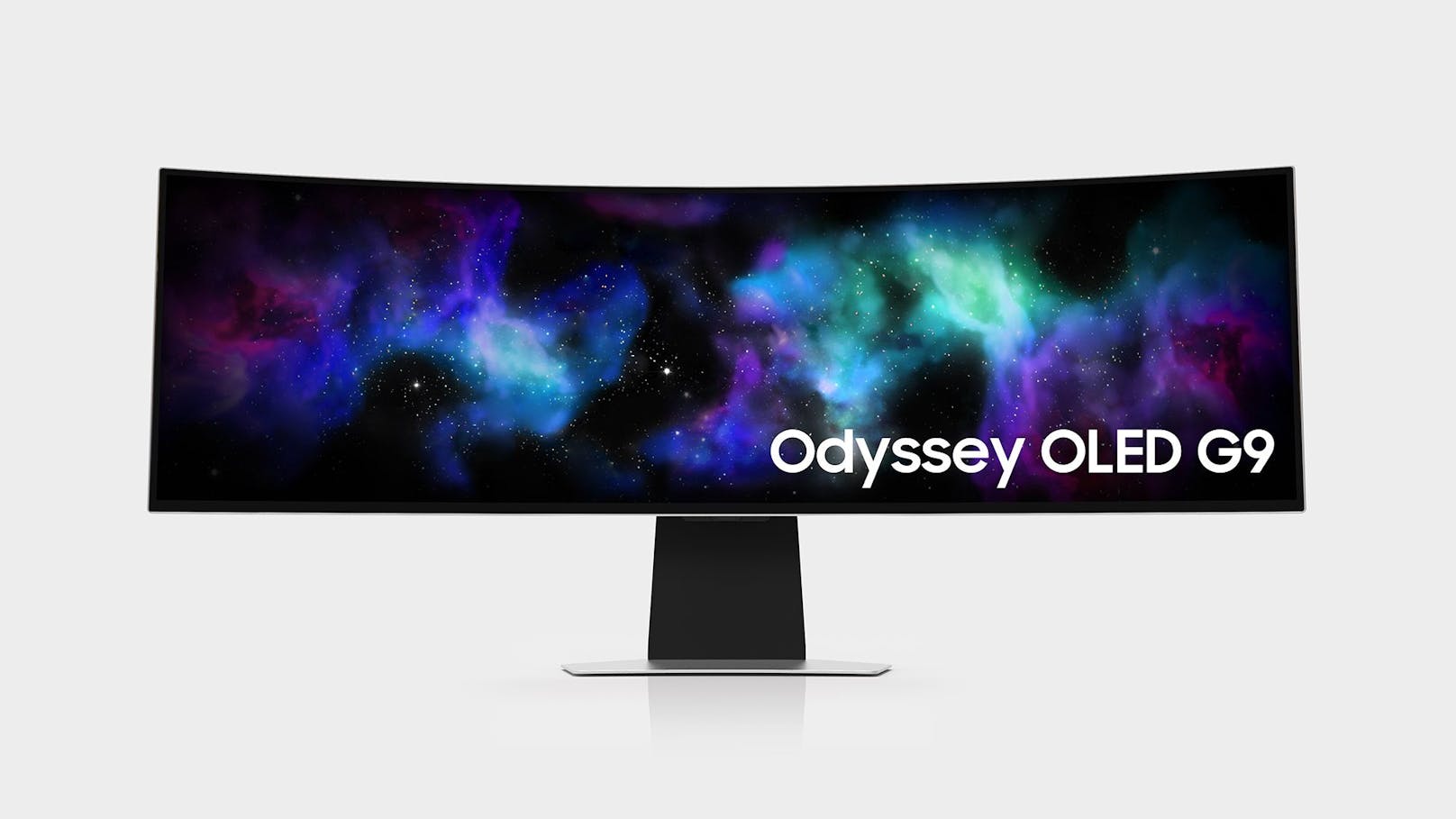 Samsung Electronics präsentiert auf der CES 2024 seine um neue OLED-Modelle erweiterte Odyssey-Gaming-Monitor-Produktreihe.