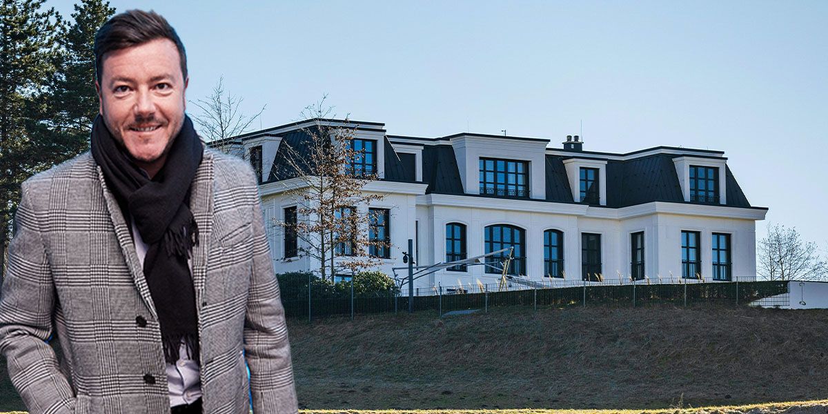 René Benkos Luxusvilla in der Nähe von Innsbruck, err ichtet am Areal des ehemaligen Schlosshotels Igls.