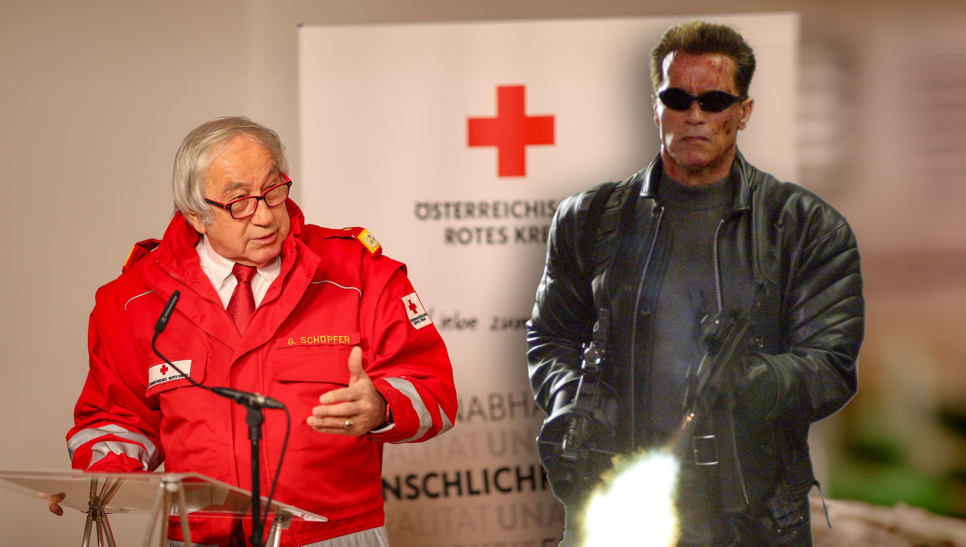 Gerald Schöpfer befürchtet in Zukunft Terminator-Technologie