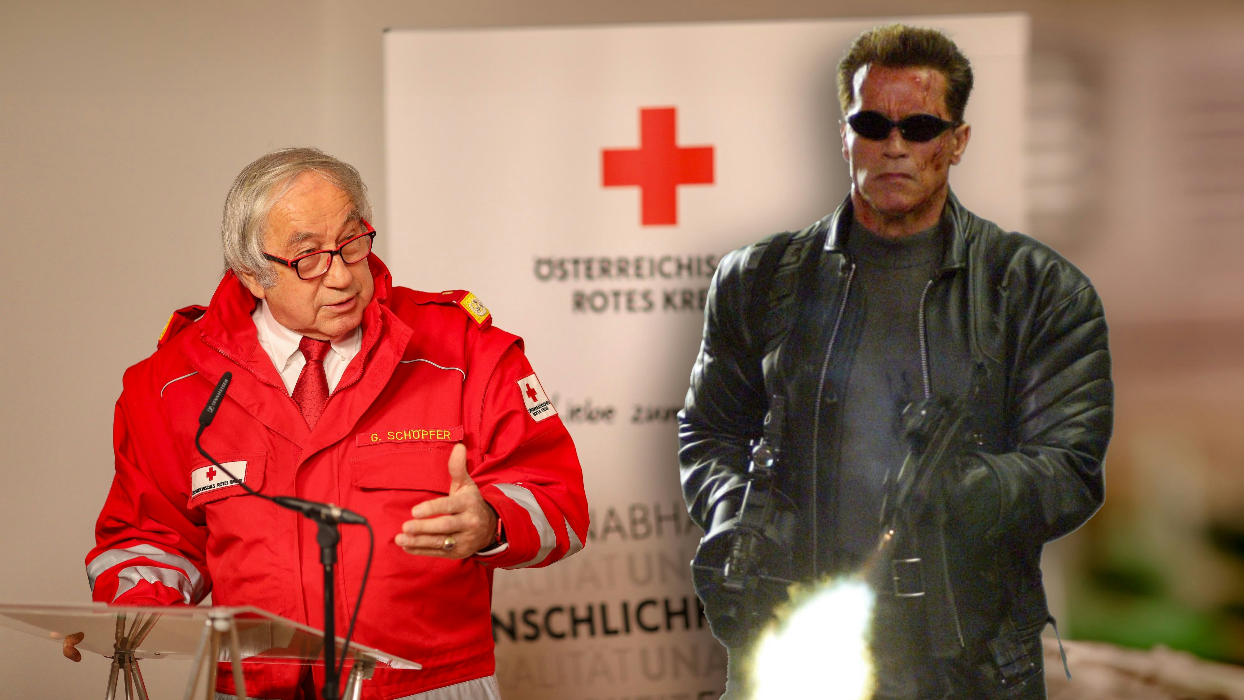 Gerald Schöpfer befürchtet in Zukunft Terminator-Technologie