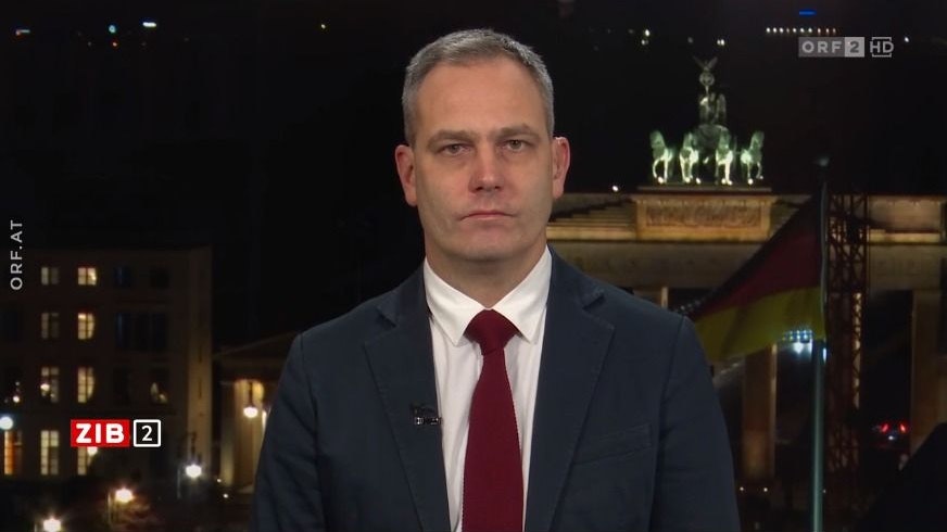 Militärstratege Gustav Gressel am späten Donnerstagabend in der ORF-"ZIB2".