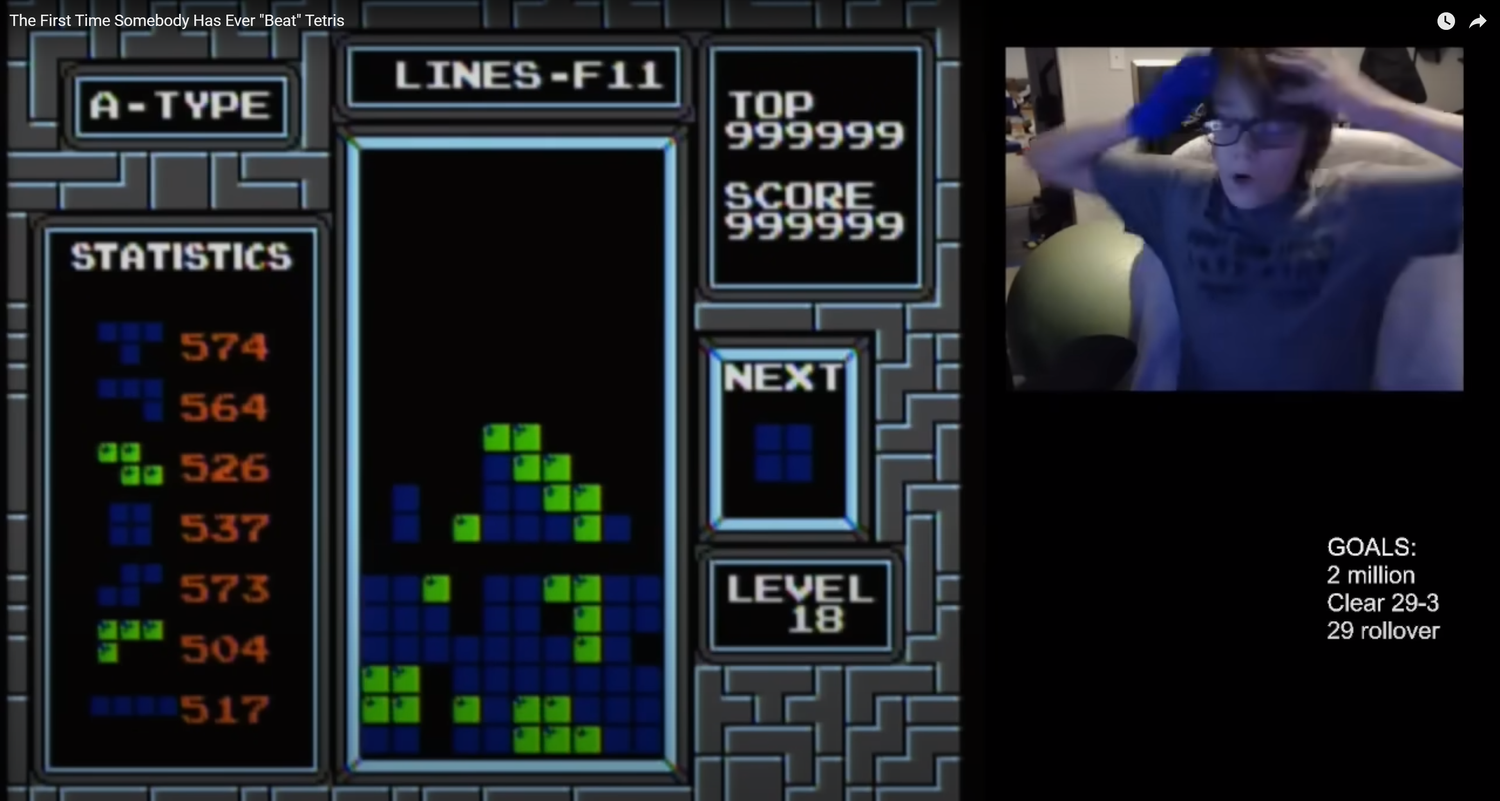 Der Moment des Rekords: Er spielte 