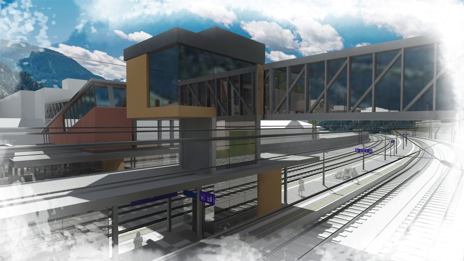 Die Arbeiten am Bahnhof Bad Gastein werden bis 2027 dauern, wobei er bereits ab Ende 2025 für die Reisenden verfügbar sein wird.