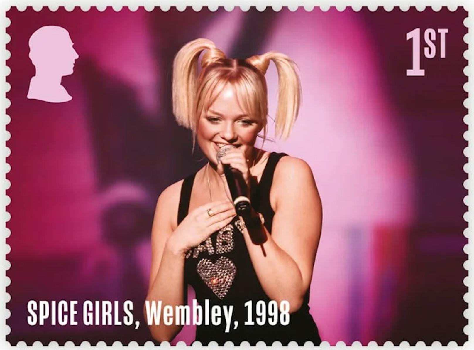 Emma Lee Bunton alias Baby Spice bei einem Auftritt 1998.