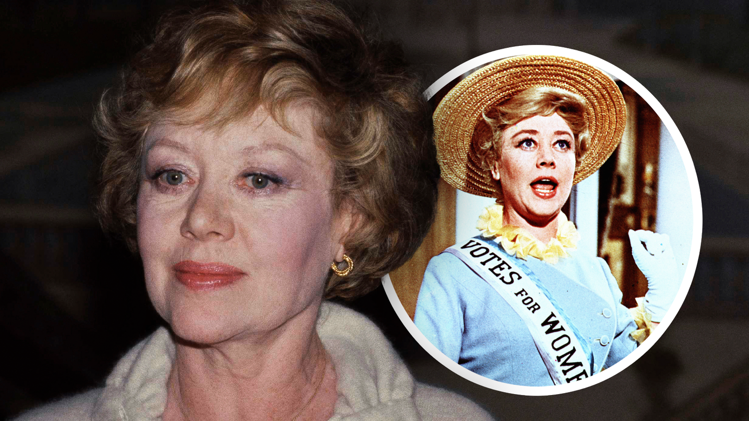 Glynis Johns spielte die energische Mutter in "Mary Poppins".
