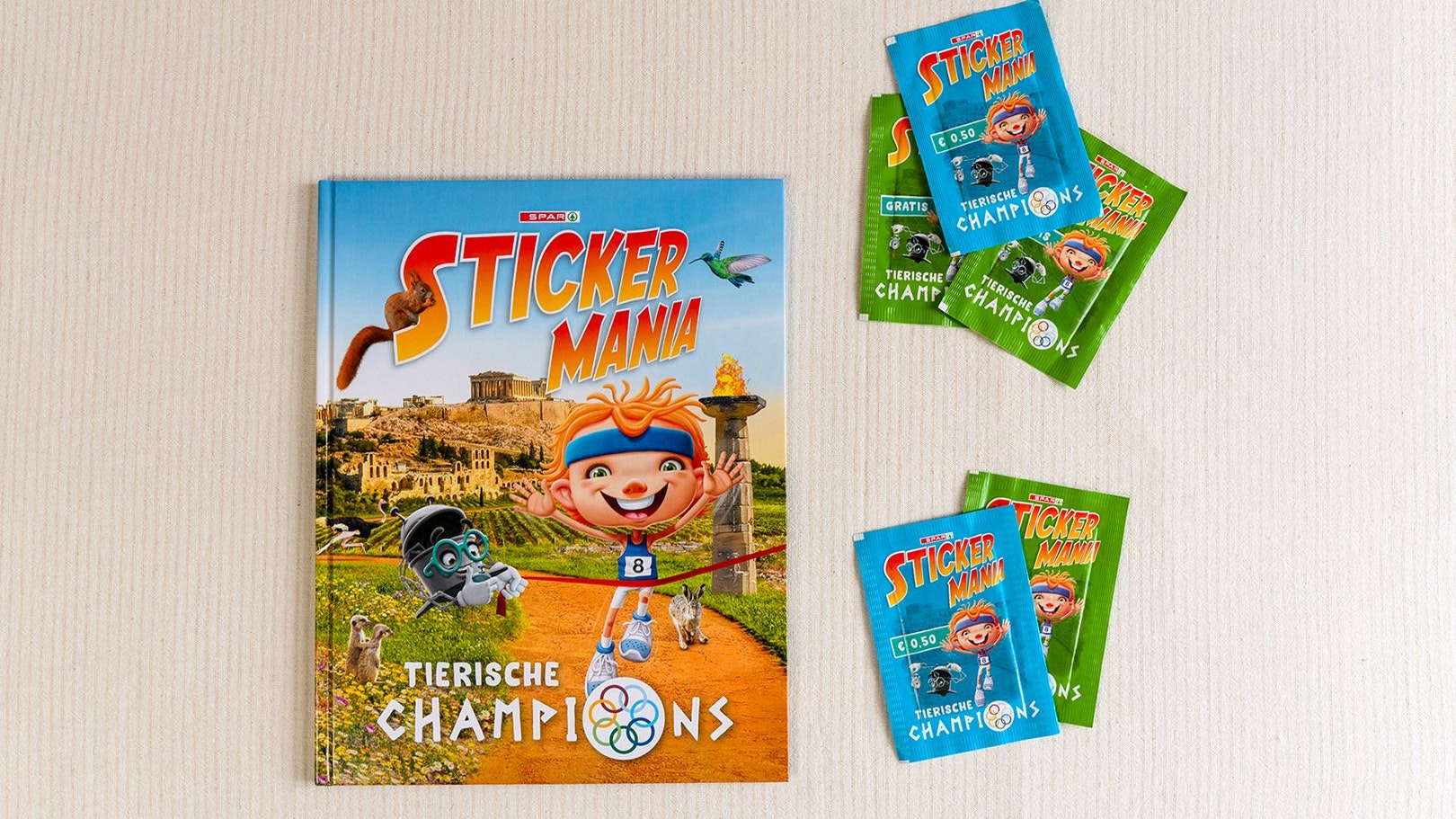 Sammeln, tauschen und lernen - das Stickermania-Buch ist heiß begehrt.