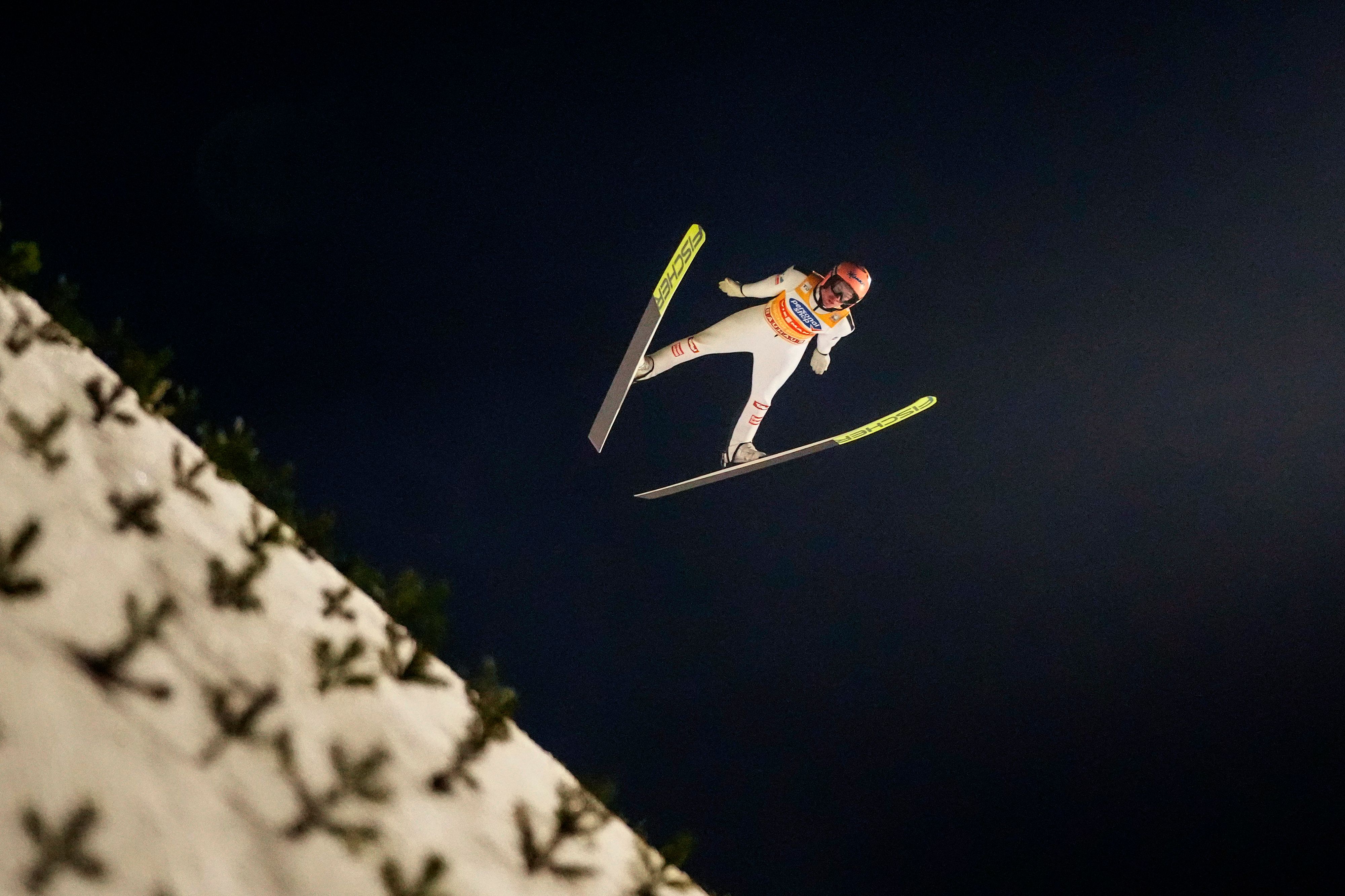Österreichs Skisprung-Star Stefan Kraft in Bischofshofen. 