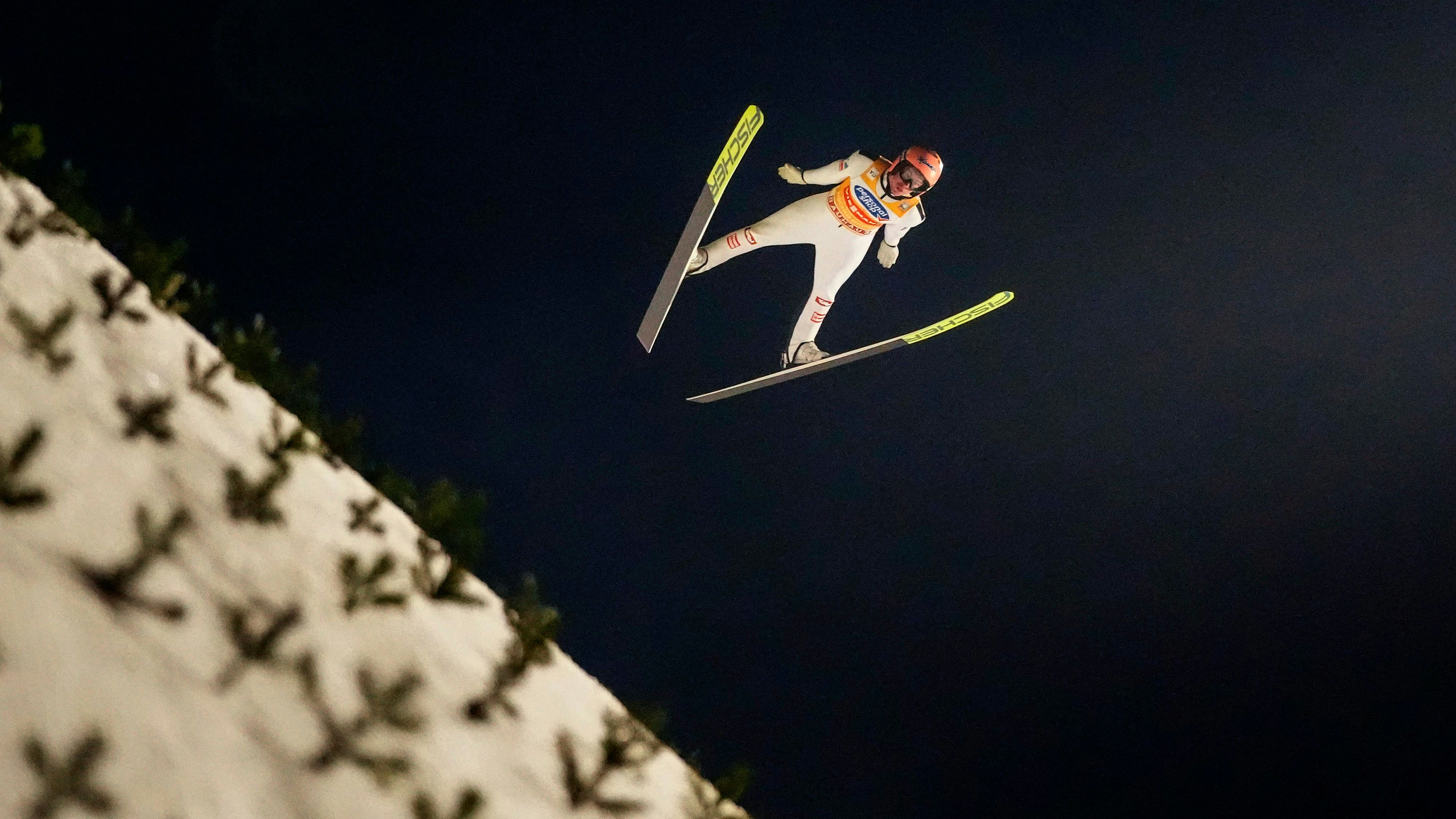 Österreichs Skisprung-Star Stefan Kraft in Bischofshofen. 
