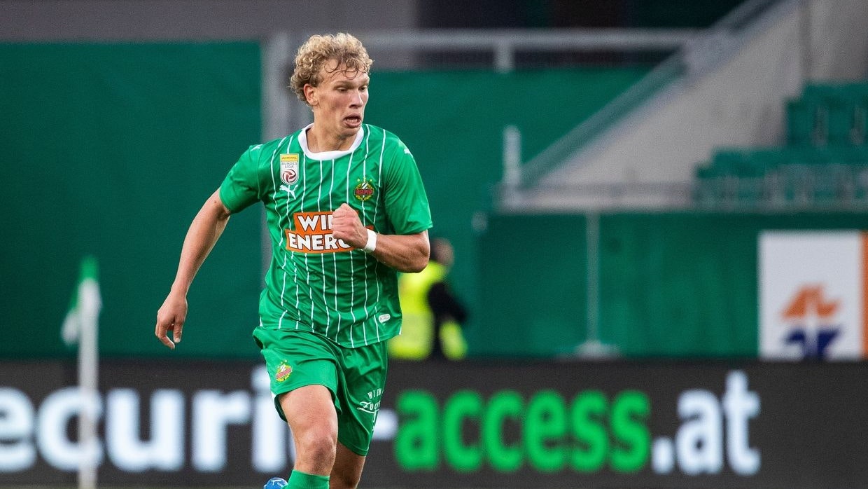 Rapid-Spieler Leopold Querfeld hat nun auch großes Interesse aus Deutschland auf sich gezogen. 