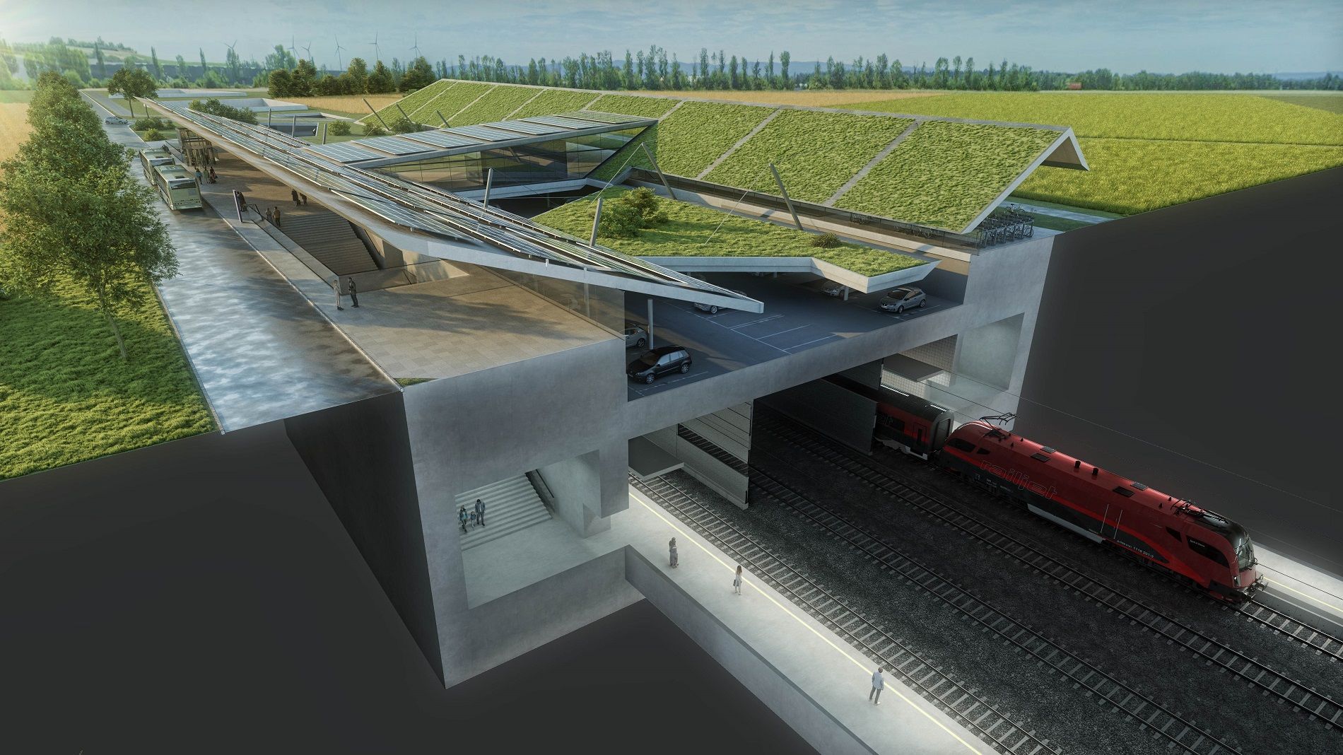 Die Hochleistungsstrecke soll zukünftig schnelle und direkte Zugverbindungen zwischen Wien und Bruck an der Leitha und damit Verbesserungen für Pendler bringen.