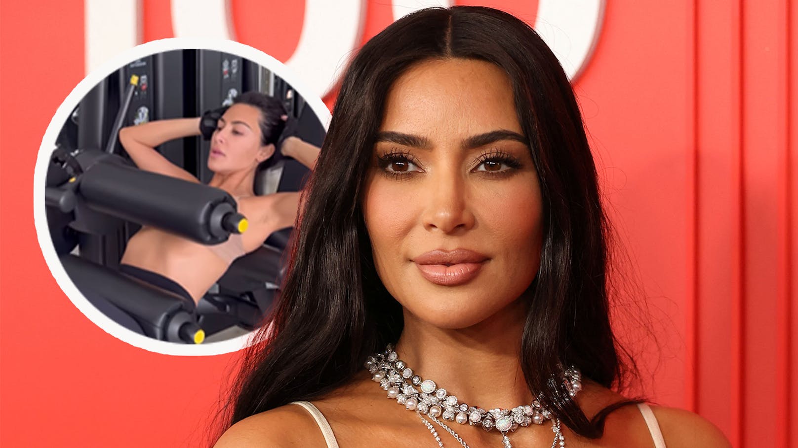 "Oben ohne": Trainiert Kim Kardashian etwa ohne Top?