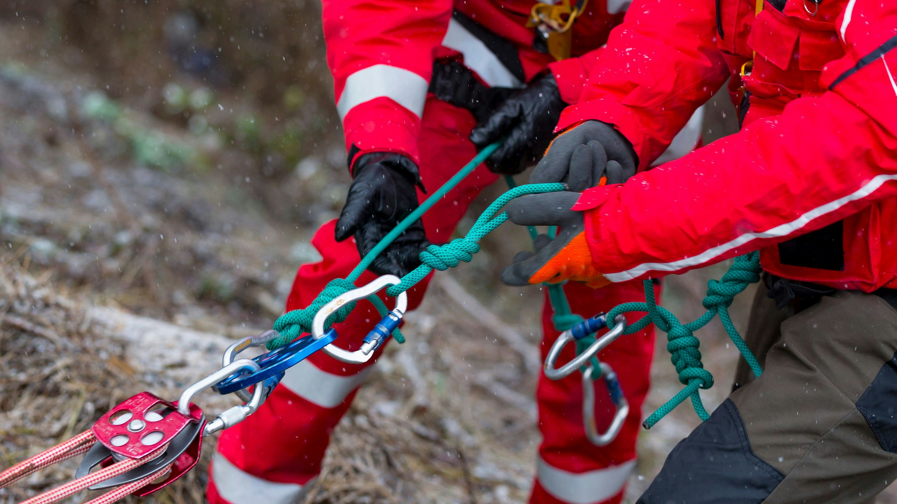 Der Einsatz der Bergretter zog sich über etliche Stunden. Symbolbild. 