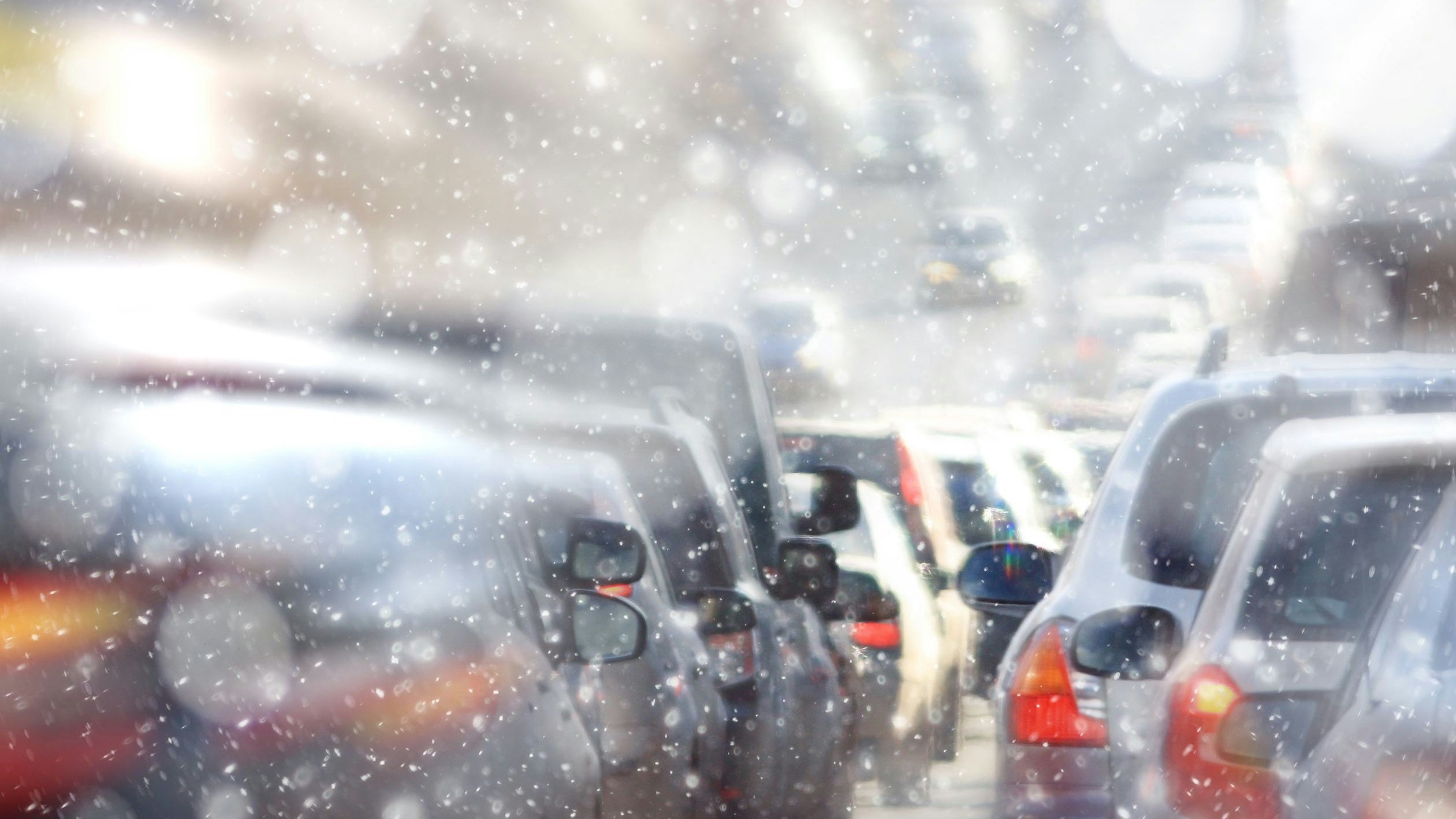 traffic jams in the city, road, rush hour