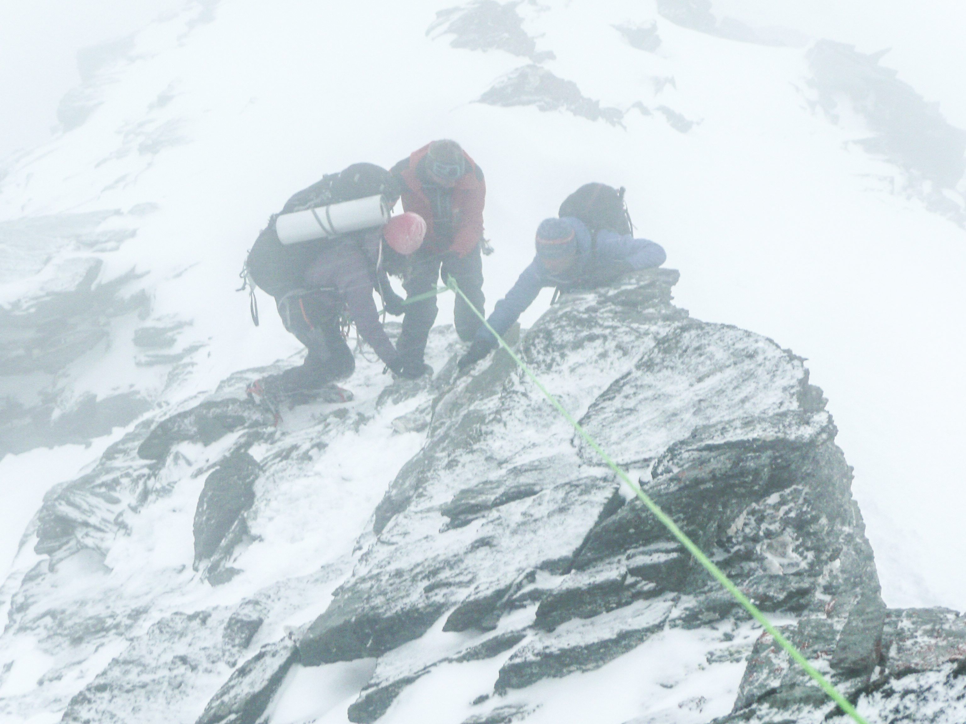 Die Bergrettung eilte den Wanderern zu Hilfe.
