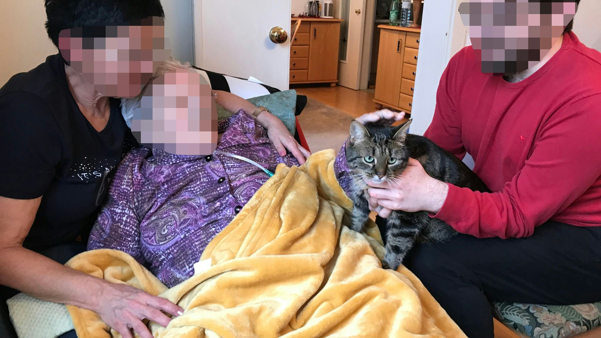 Die "Rollenden Engel" ermöglichten der todkranken Patientin ein freudiges Wiedersehen.