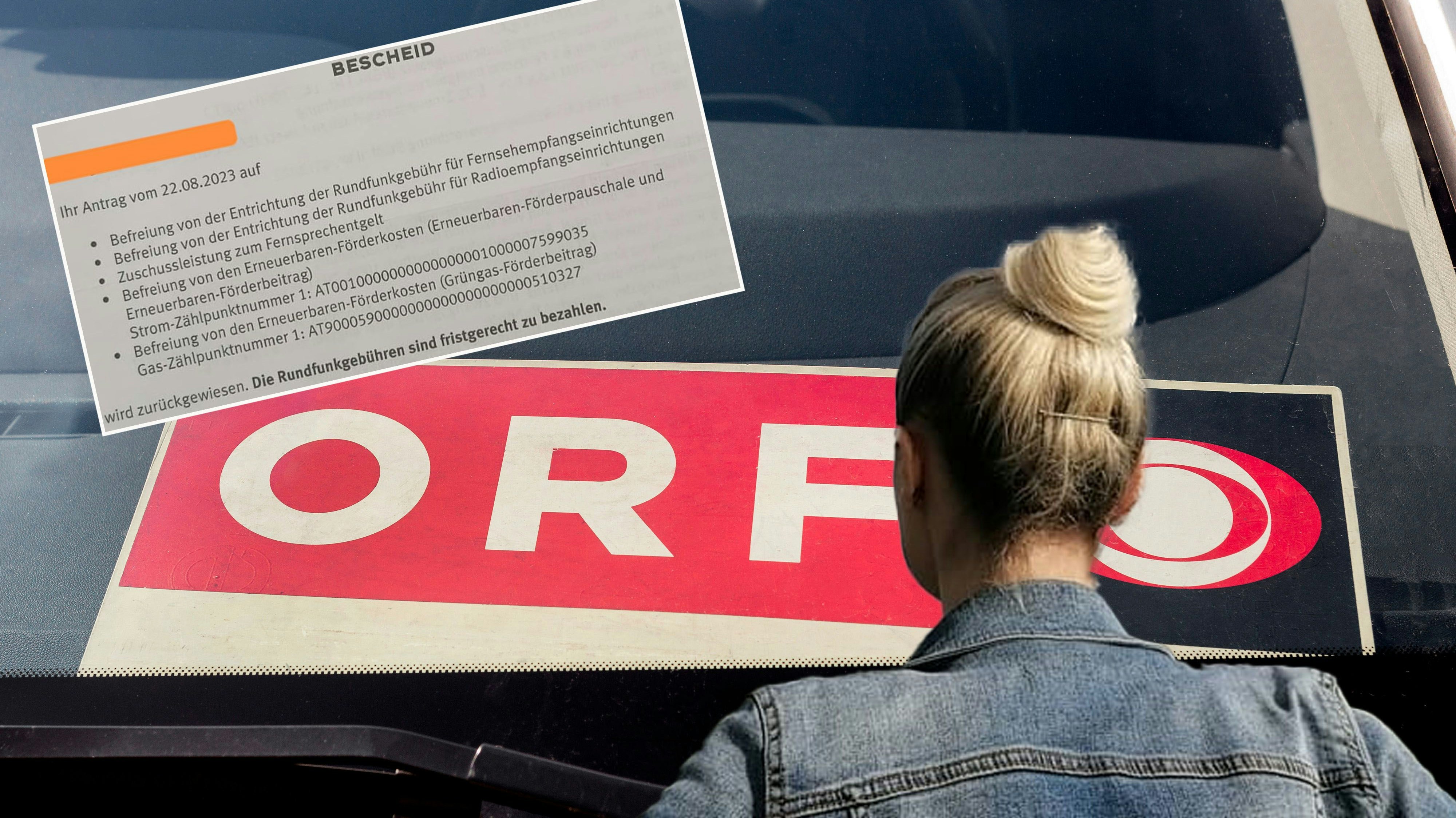 Download von www.picturedesk.com am 28.09.2023 (18:00).  Autoschild, ORF - 20230818_PD14379 - Rechteinfo: Rights Managed (RM)