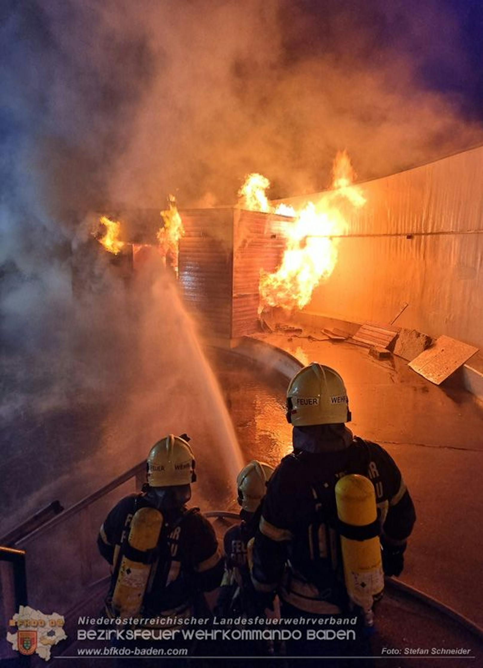 Die Außensauna wurde des Thermalbades wurde zerstört. 