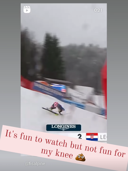 Die Instagram-Story von Leona Popovic.