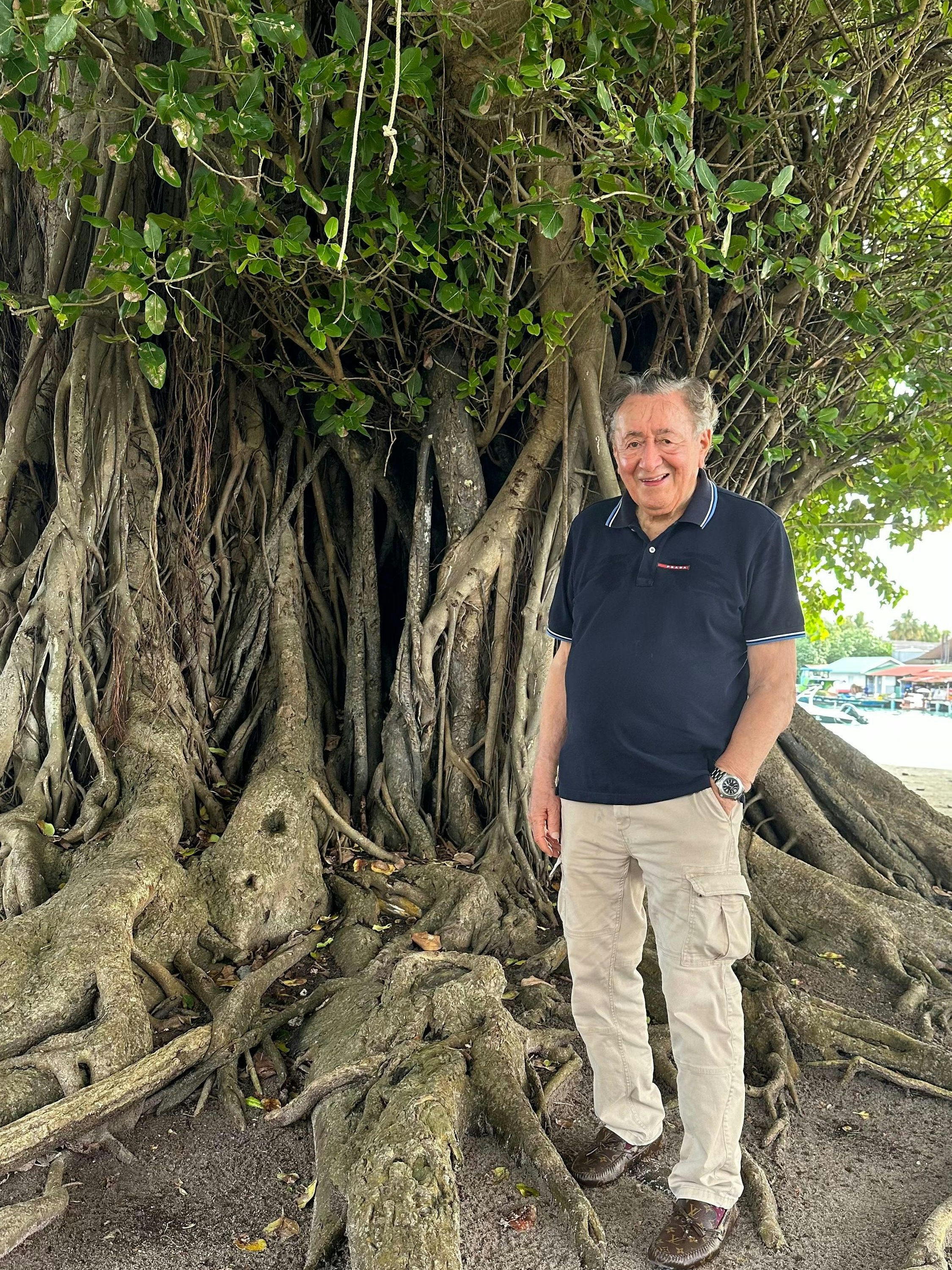 Insgesamt vier solcher Bäume hat er gefunden.