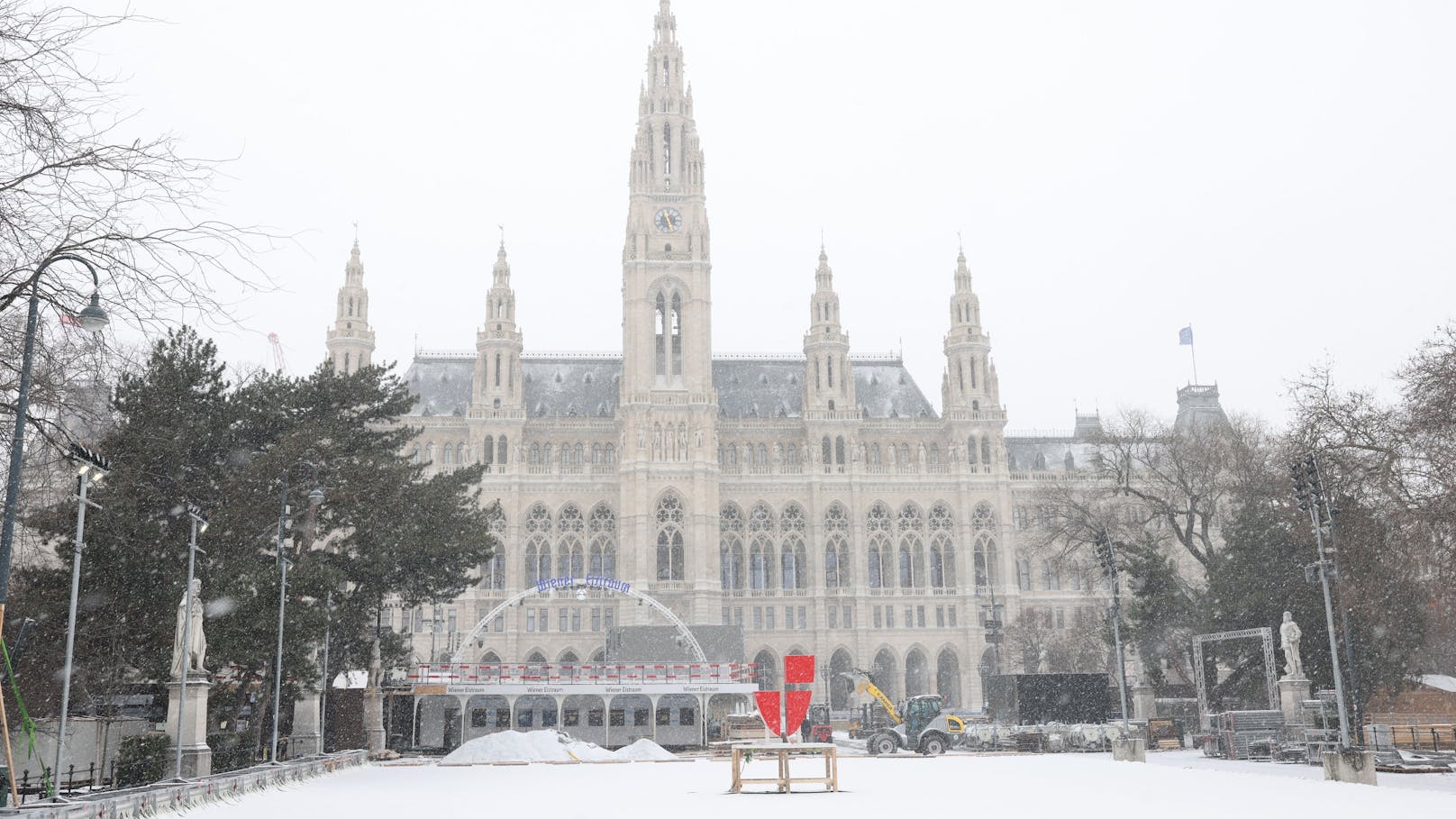 Eine Kälte-Welle rollt am Montag über Österreich und verwandelt die Alpenrepublik wieder in eine Winterlandschaft. Auch die Bundeshauptstadt wird wieder weiß.